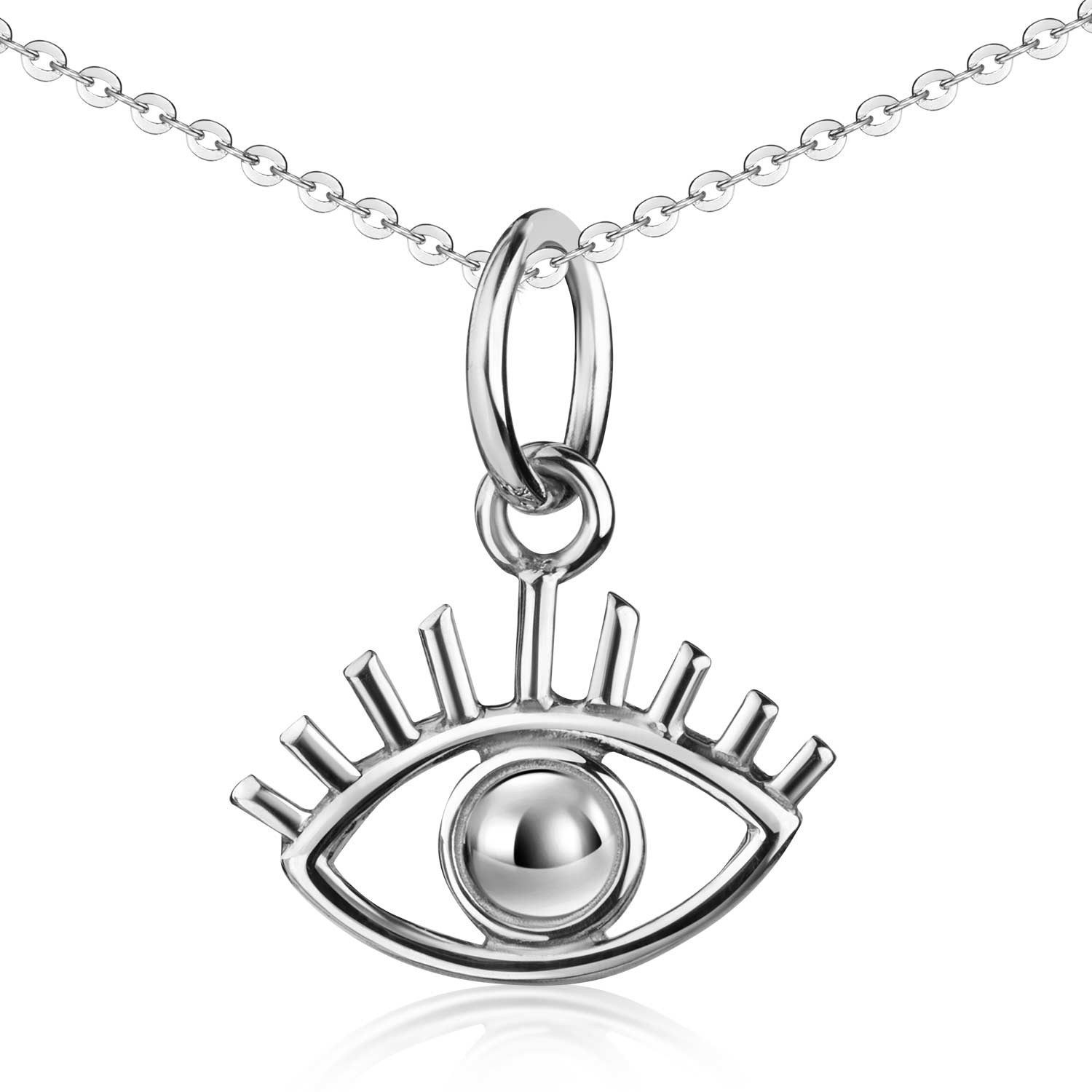 Materia Kettenanhänger Damen Silber Auge Nazar klein KA-217, 925 Sterling S günstig online kaufen