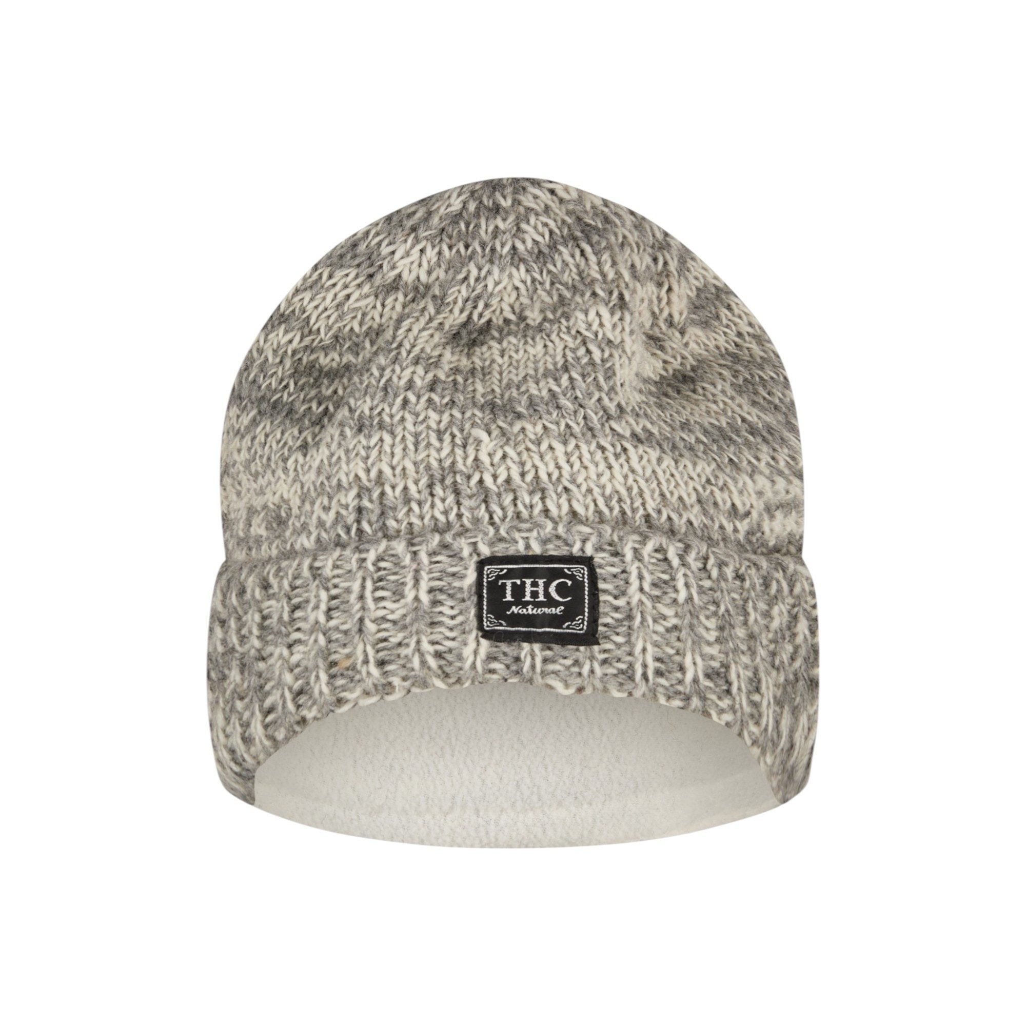 THC Natural Line Strickmütze THC Schafwoll Rollcap 812 beige (1 Stück, 1-St günstig online kaufen
