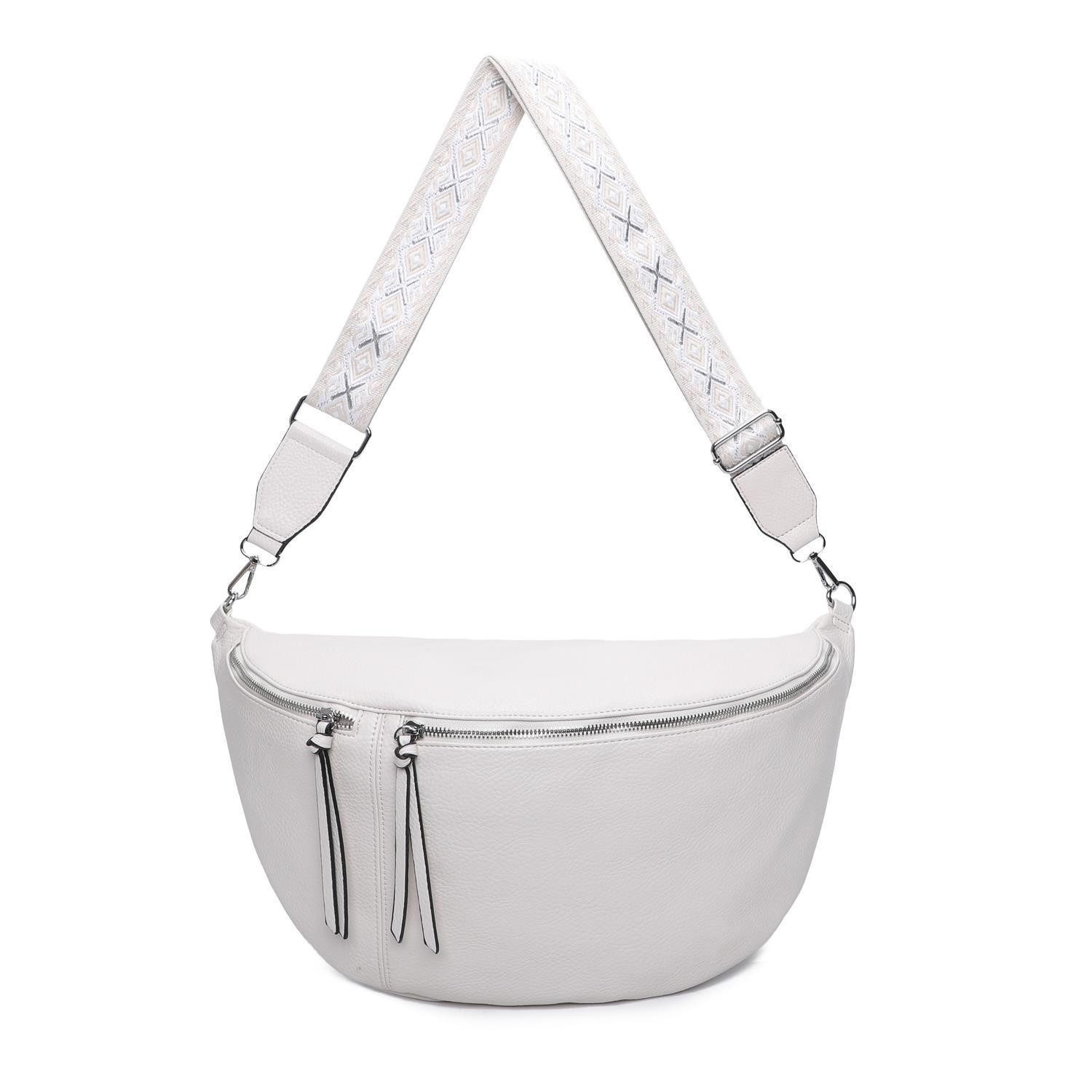 ITALYSHOP24 Schultertasche Damen XXL Tasche CrossBody günstig online kaufen