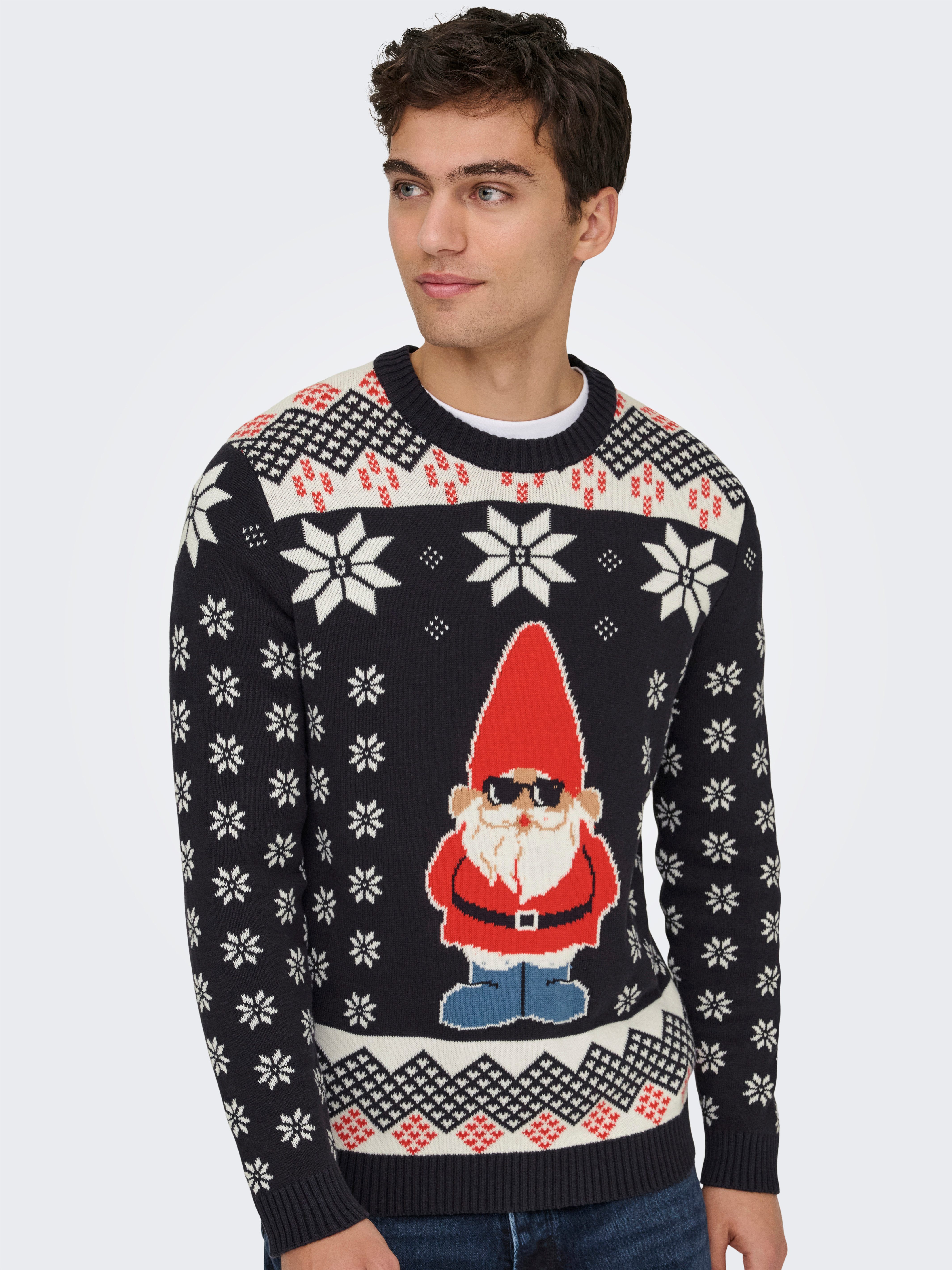 ONLY & SONS Rundhalspullover ONSX-MAX REG CREW KNIT günstig online kaufen