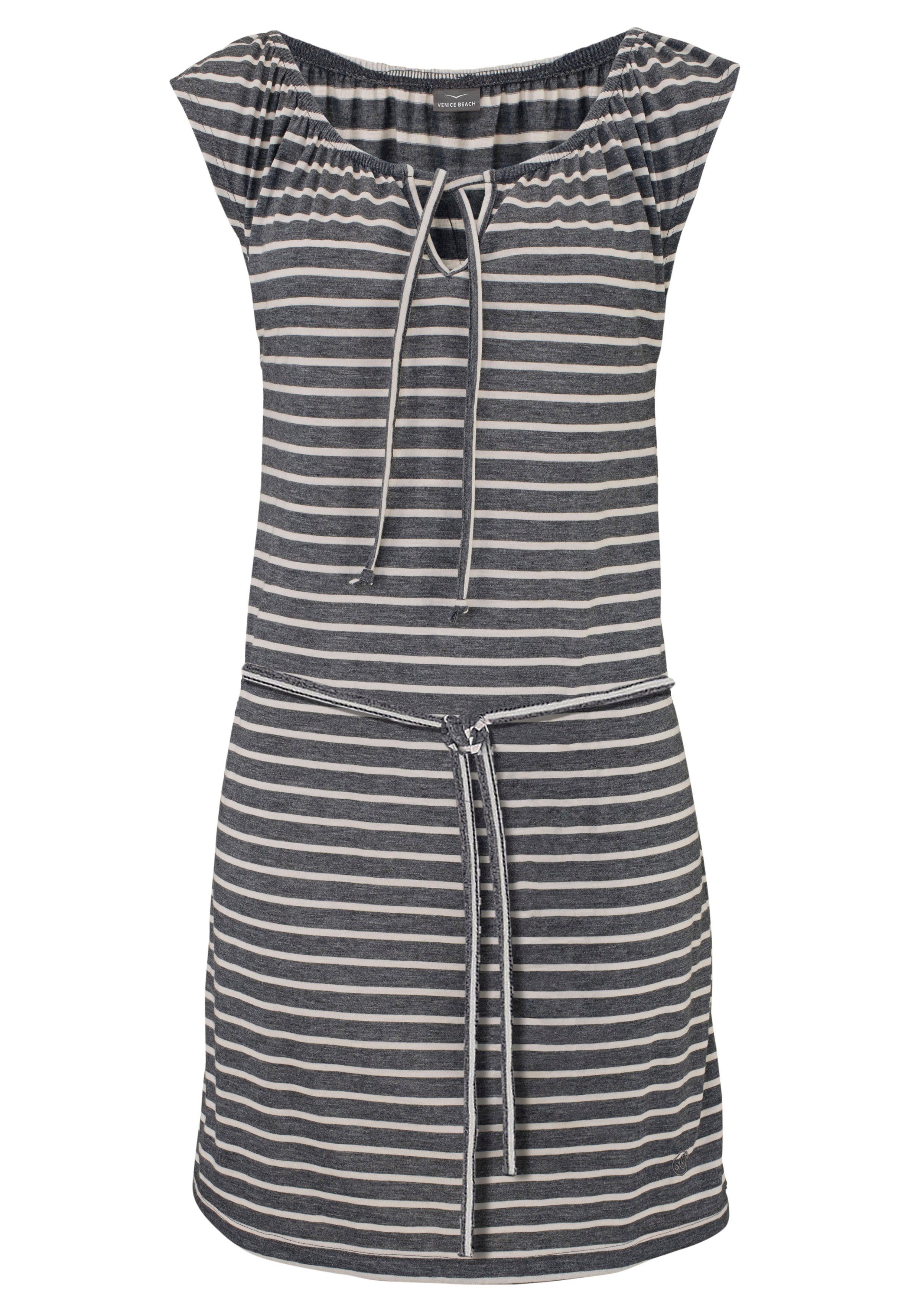 Venice Beach Jerseykleid (mit Bindegürtel) und günstig online kaufen
