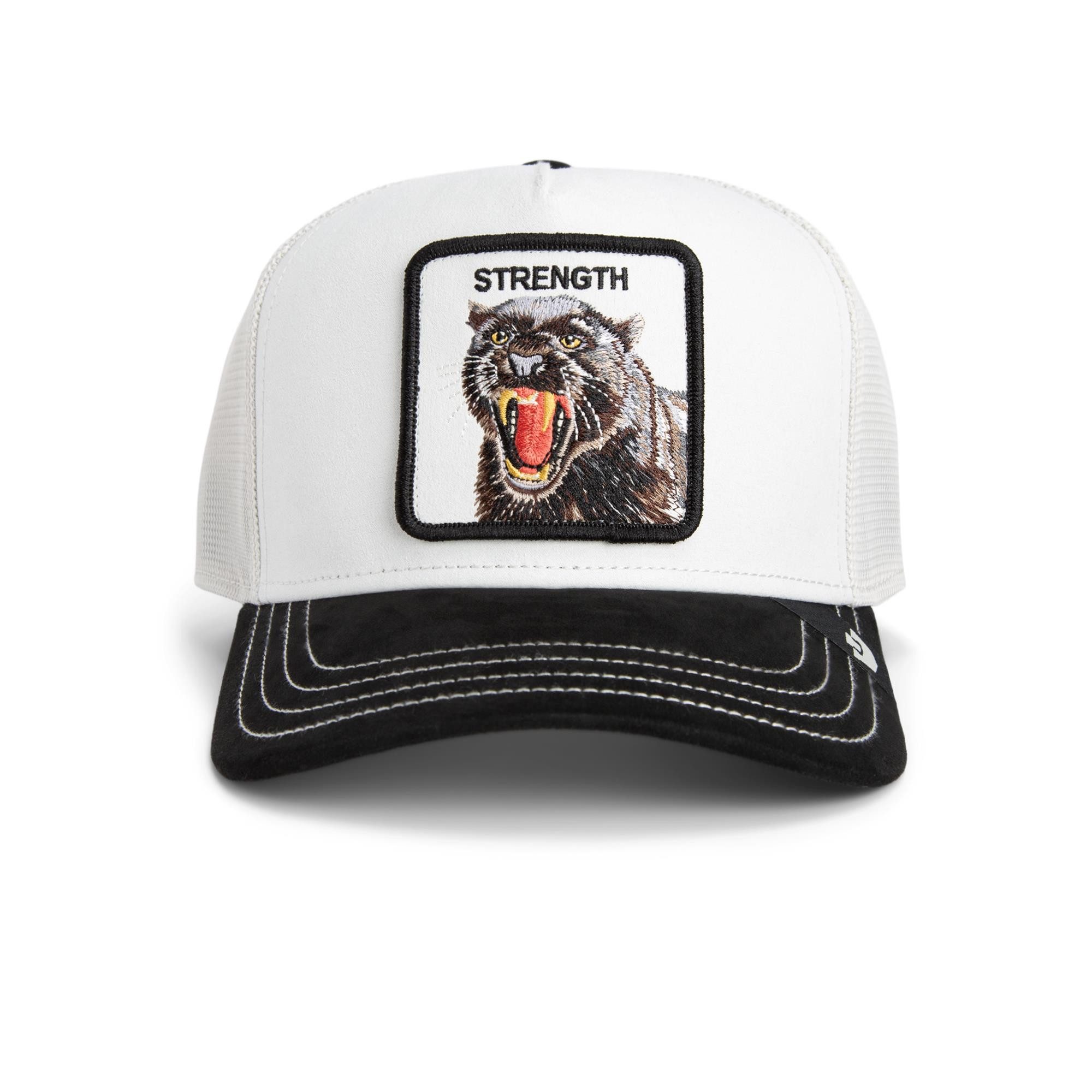 Trucker Cap Goorin Bros. Suede Panther Trucker Cap DIGITAL / VOID Light Gray/Black