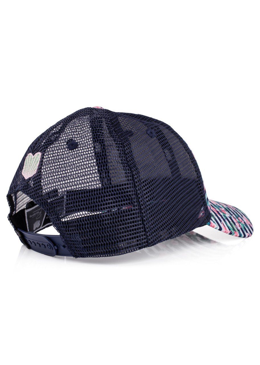 Trucker Baseball Cap Flamingo Blackskies Tropical Cap