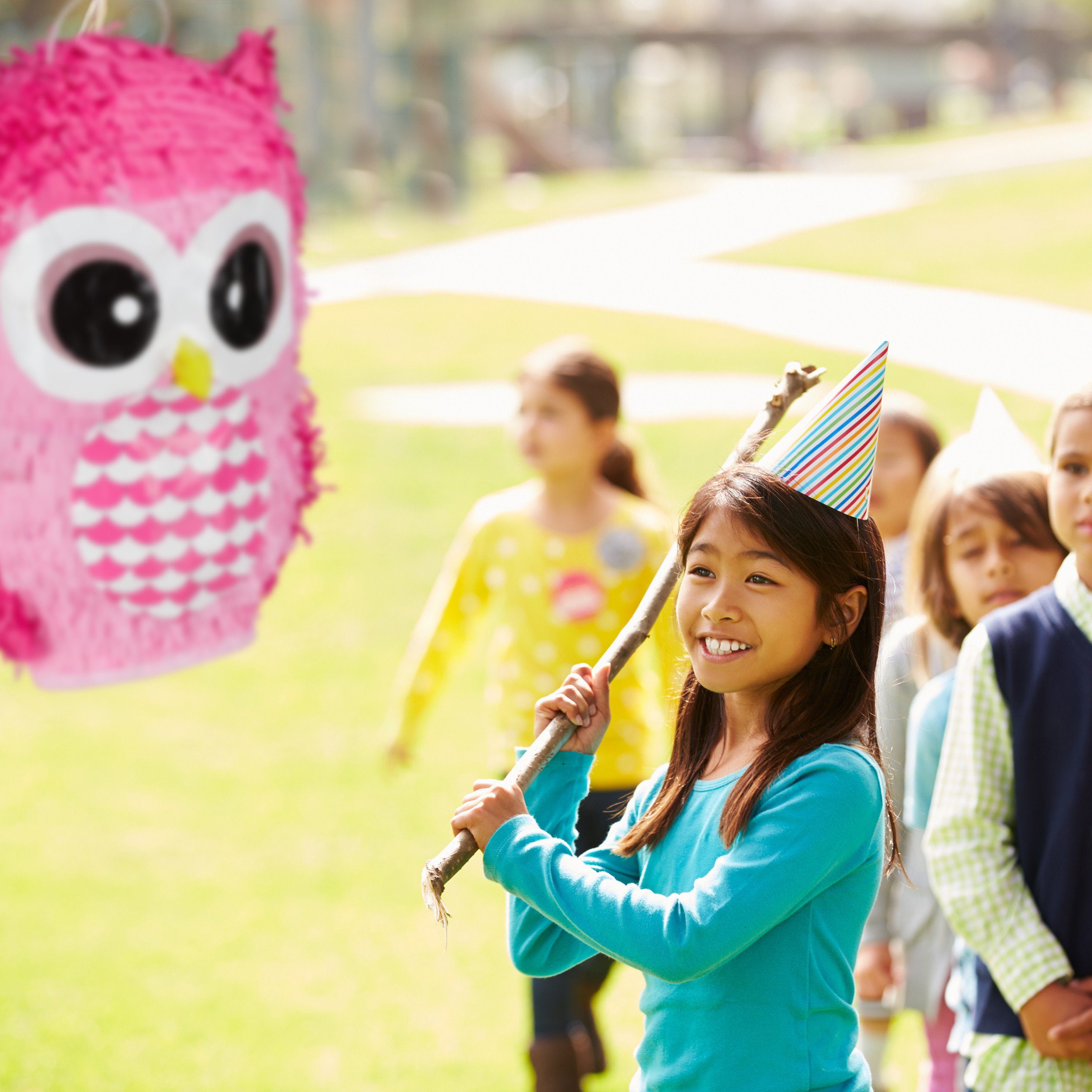 relaxdays Pinata 2 x Pinata Eule in Pink