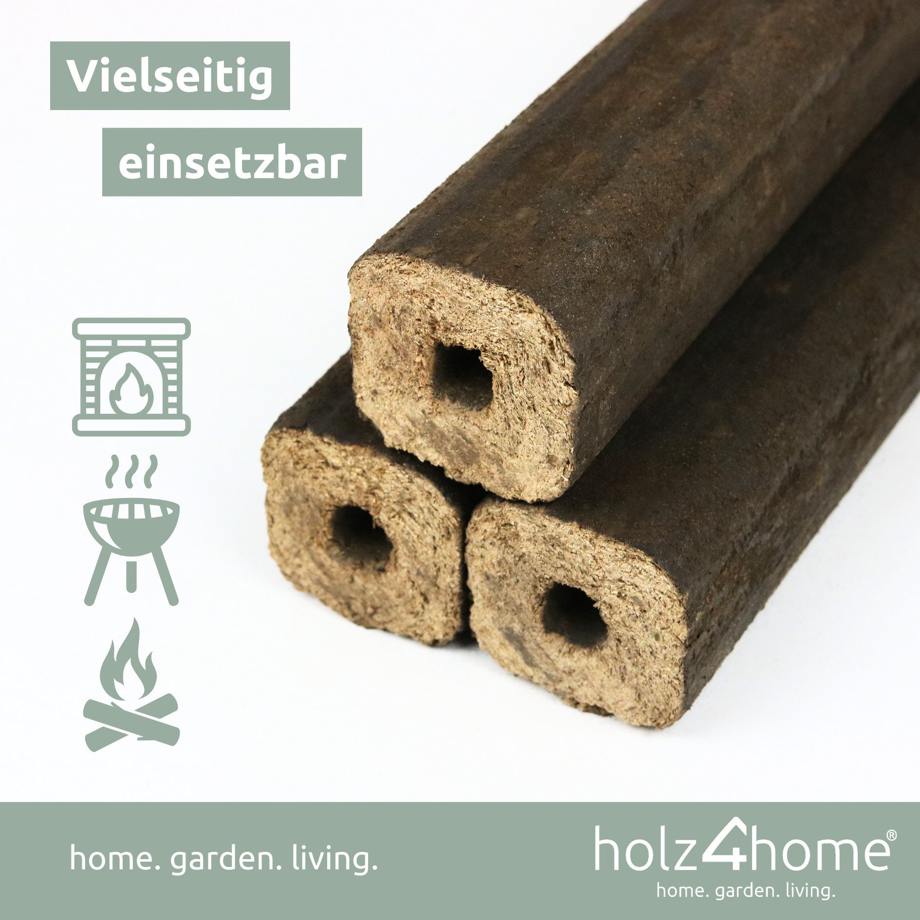 holz4home® Holzbriketts Pini Kay Eichenbriketts I 100% ohne Zusätze I Brike günstig online kaufen
