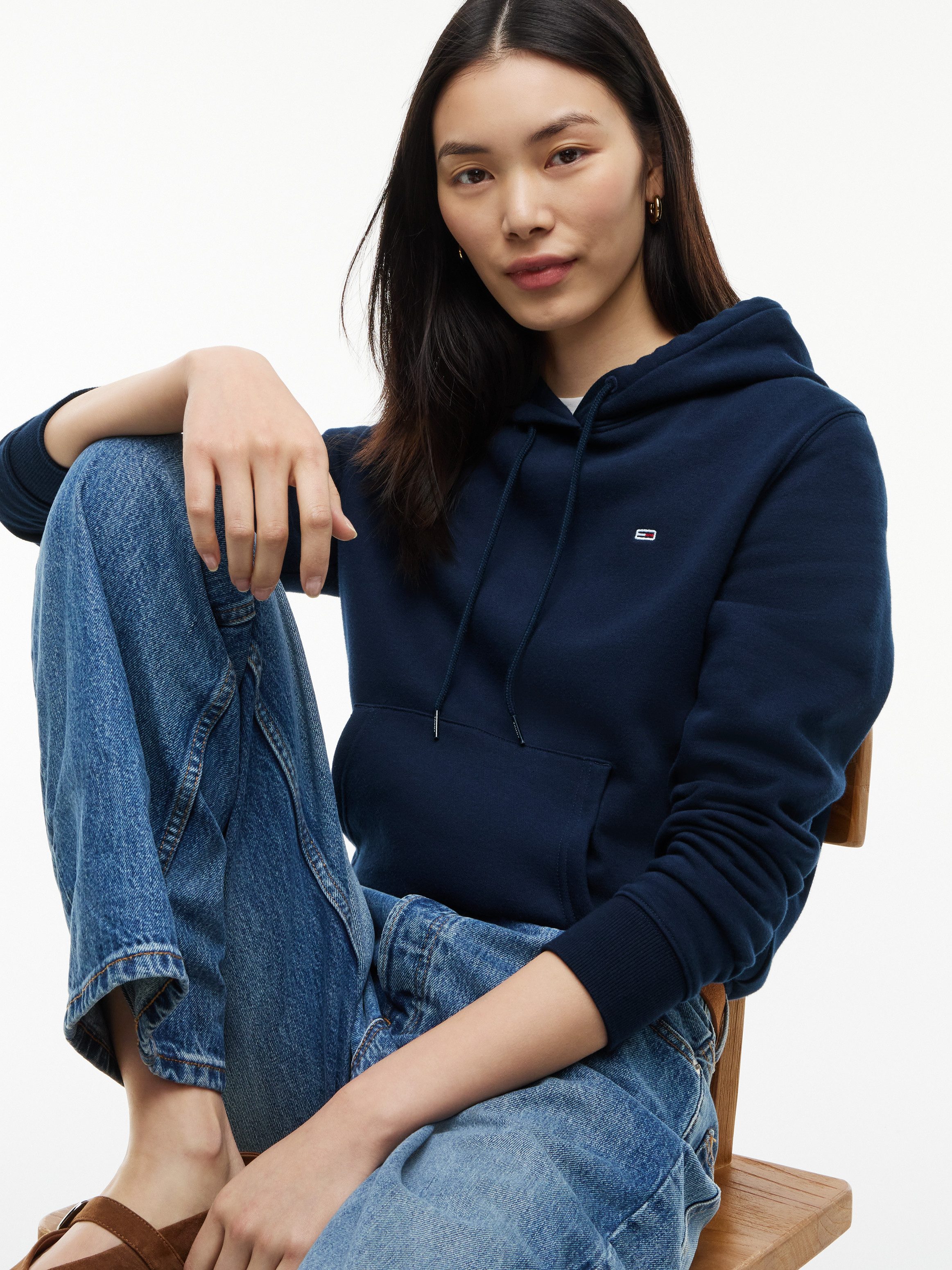 Tommy Jeans Kapuzensweatshirt TJW REG S FLAG HOODIE mit Logo-Flag, Regular Fit