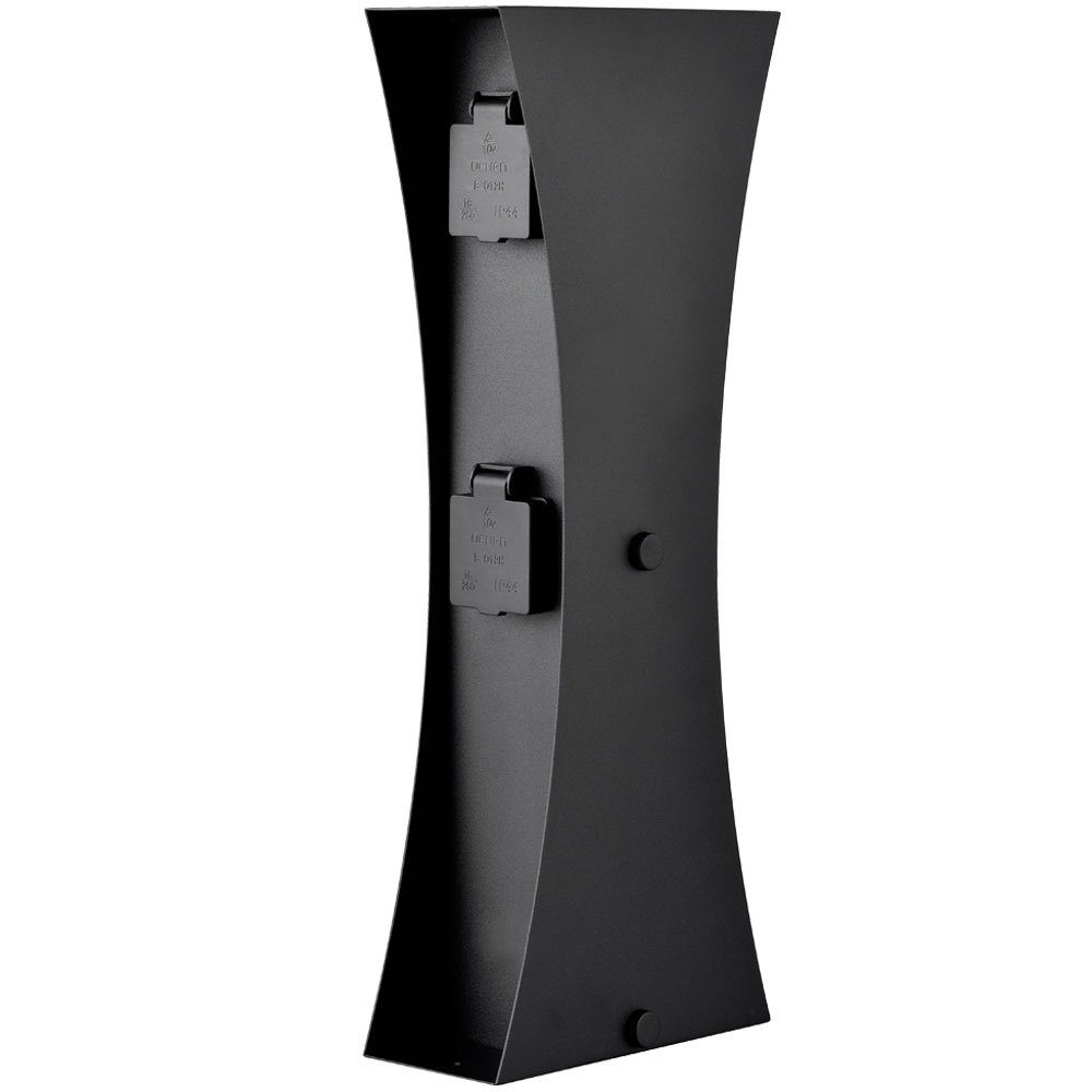 Ledino Steckdose, Außen Strom Verteiler Veranda 4-fach Steck Dose Garten Edestahl