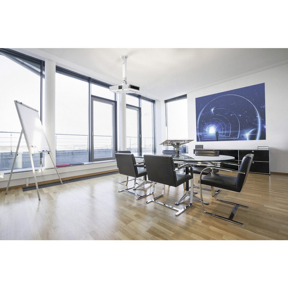 REFLECTA Beamer-Deckenhalterung Reflecta Prometheus Beamer-Deckenhalterung Deckenhalter, Drehbar, Neig