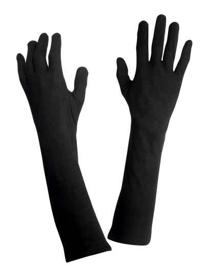 Boland Kostüm Handschuhe lang schwarz, Edle Handschuhe für zahlreiche Kostümideen
