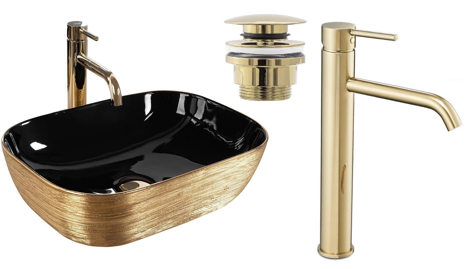 GTM Design Aufsatzwaschbecken BELINDA Modern Waschbeckenm günstig online kaufen