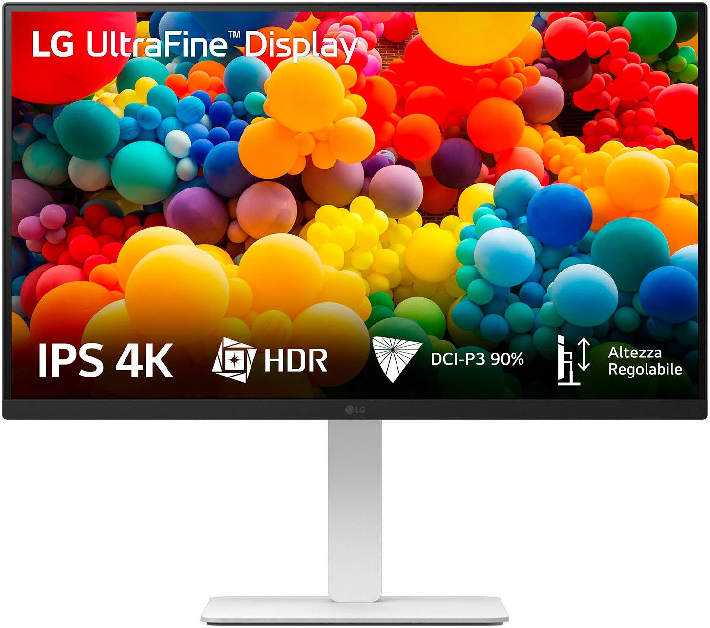 LG 27US550 LED-Monitor (68 cm/27 ", 3840 x 2160 px, 4K Ultra HD, 5 ms Reaktionszeit, 60 Hz, IPS)