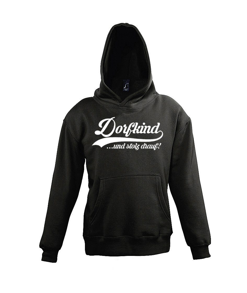 Kapuzenpullover Dorfkind Kinder Hoodie Pullover Statement Jungen Mädchen Geschenk