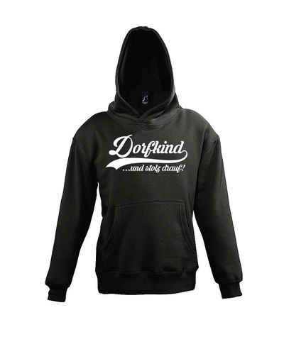 Youth Designz Kapuzenpullover Dorfkind Kinder Hoodie Pullover mit lustigem Frontprint