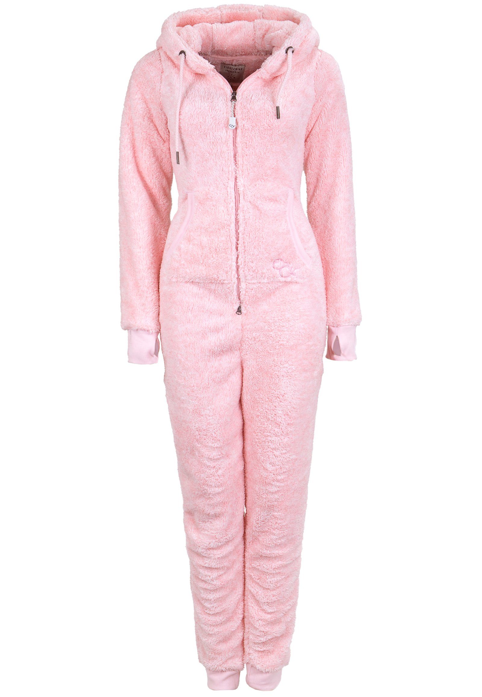 Eight2Nine Jumpsuit Fleece Overall mit Öhrchen