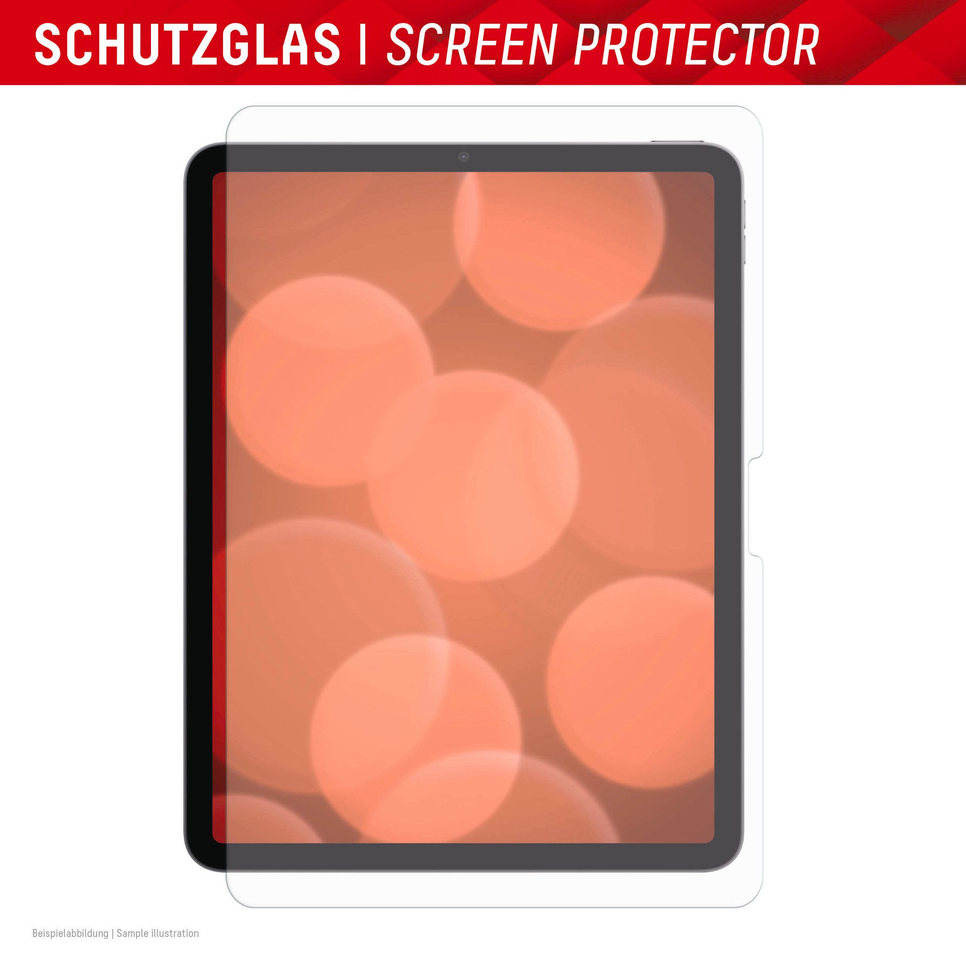 Displex Displayschutzfolie Tablet Glass für Apple iPad Air 13'' (2024/2025), Displayschutz, Bildschirmschutz, kratz & stoßfest, einfaches Anbringen