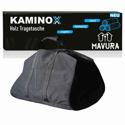 MAVURA Kaminholzkorb KAMINOX Kaminholztasche Holztasche Holzkorb Tragetasche, Kaminholz Brennholz Halter Tasche