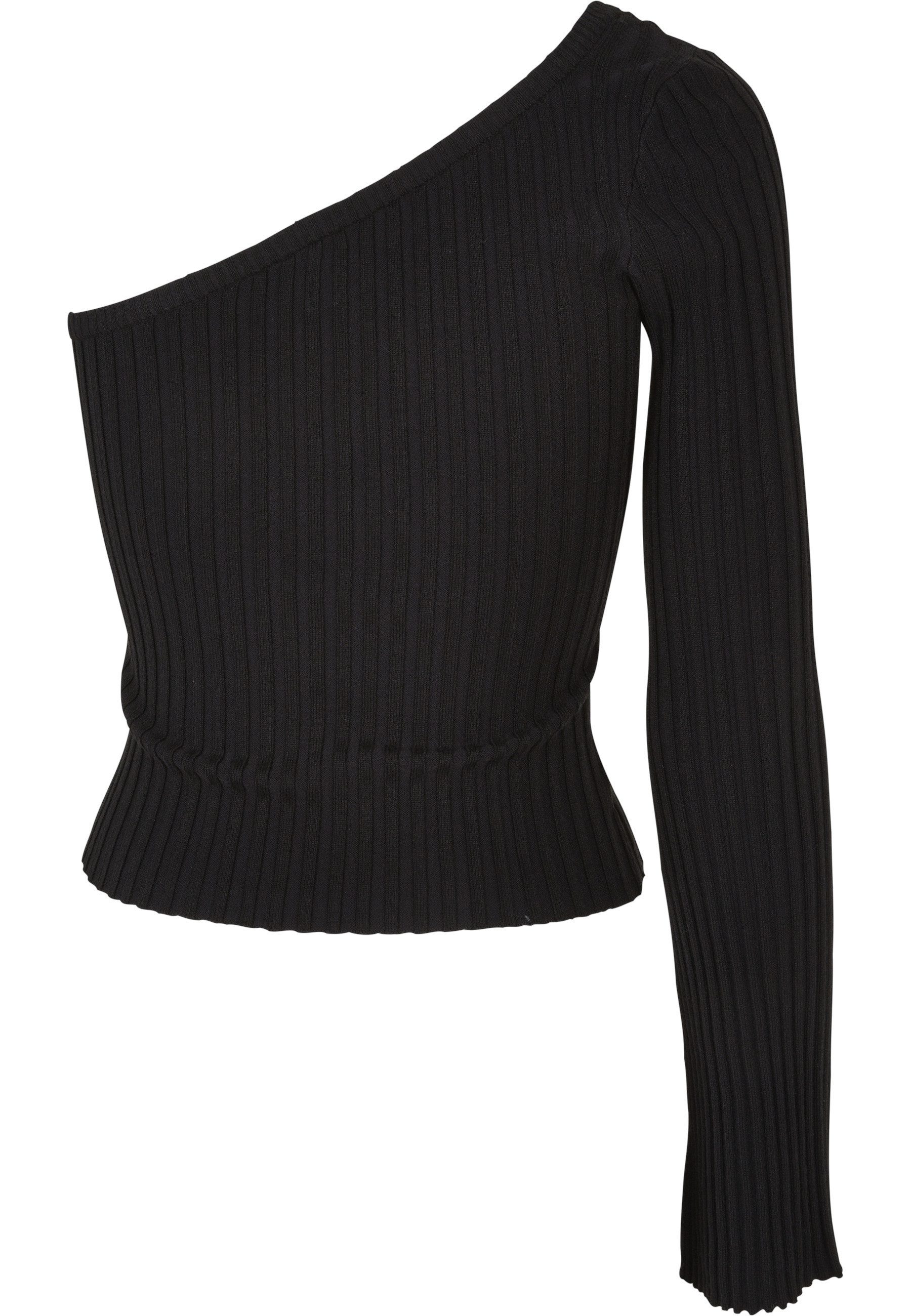 URBAN CLASSICS Fleecepullover Urban Classics Damen Ladies Short Rib Knit On günstig online kaufen