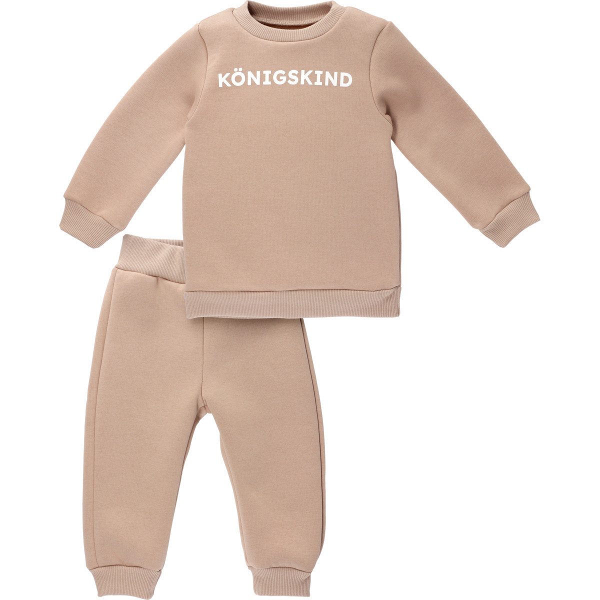 MaBu Kids Langarmshirt & Hose Königskind Unisex Kinder (2-tlg) Kinderset, Kinder Outfit, Kinder Langarmshirt, Kinderhose, Zweiteiler