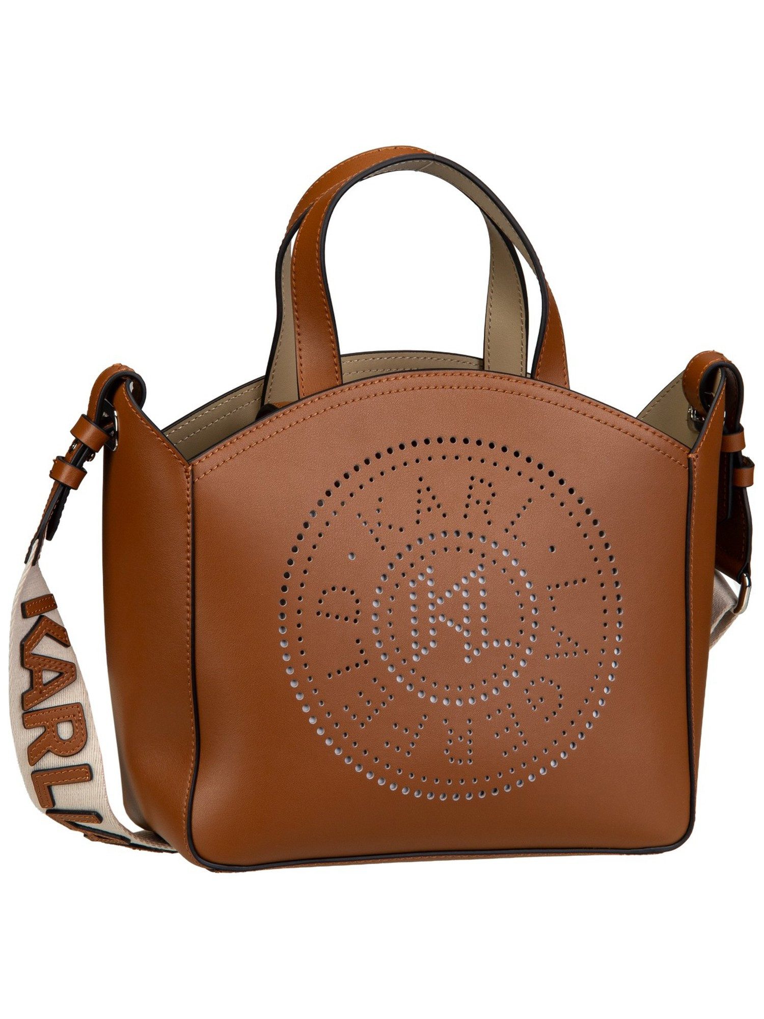 KARL LAGERFELD Handtasche K/Circle SM Perforated, Tote Bags