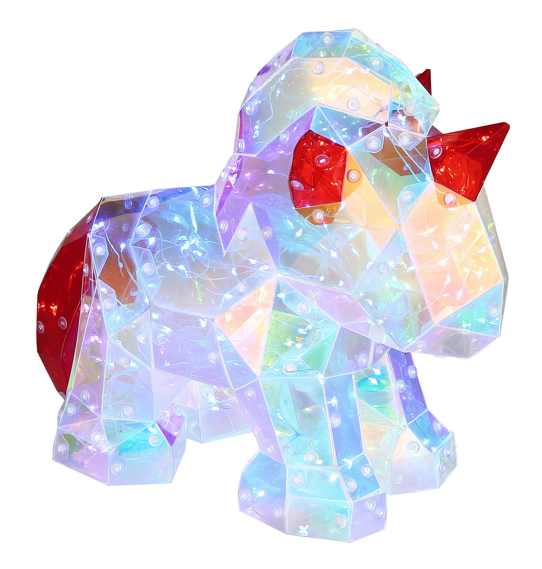 GLOBO LIGHTING Tischleuchte BRONDAR, LED fest integriert, Kaltweiß, Tischlampe Nachttischlampe Deko-Tischleuchte Schlafzimmer