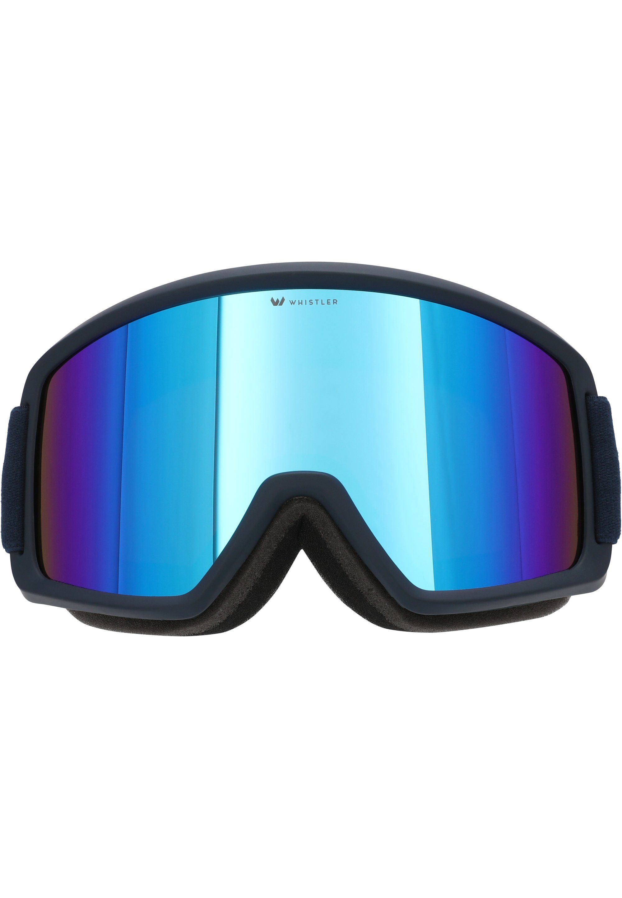 WHISTLER Skibrille Anti Fog-Funktion und UV-Schutz petrol WS5100, mit