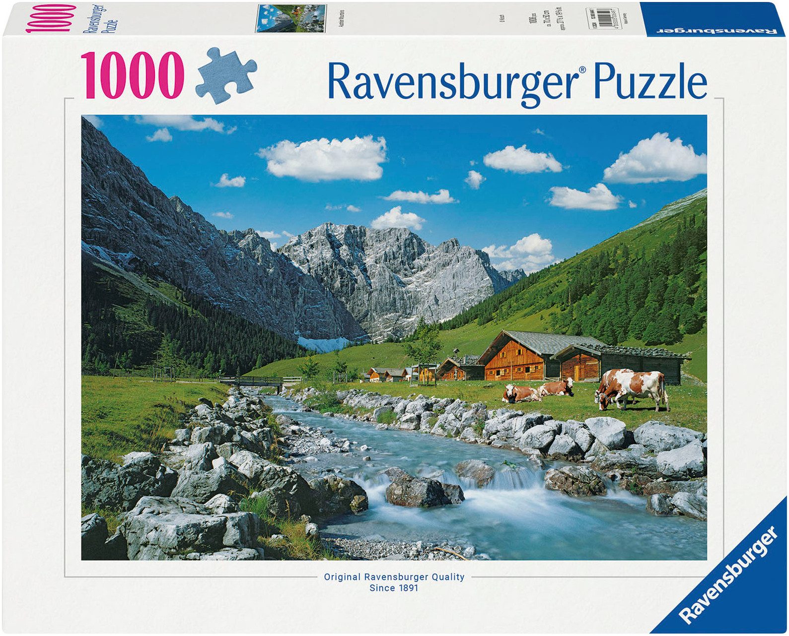 Ravensburger Puzzle Karwendelgebirge, Österreich, 1000 Puzzleteile, Made in günstig online kaufen