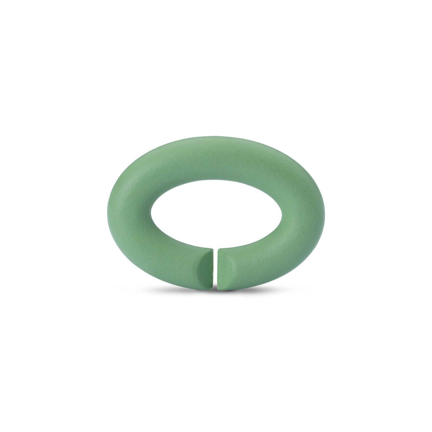 X Jewellery Bead Salbei Grün, Rubber X, XRUBE-00014