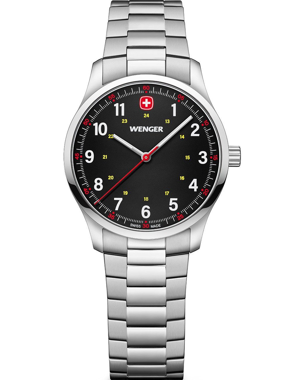 Wenger Quarzuhr Wenger 01.1421.128 Damenuhr City Sport 34mm 5ATM Wenger 01.1421.128 Damenuhr City Sport 34mm 5ATM