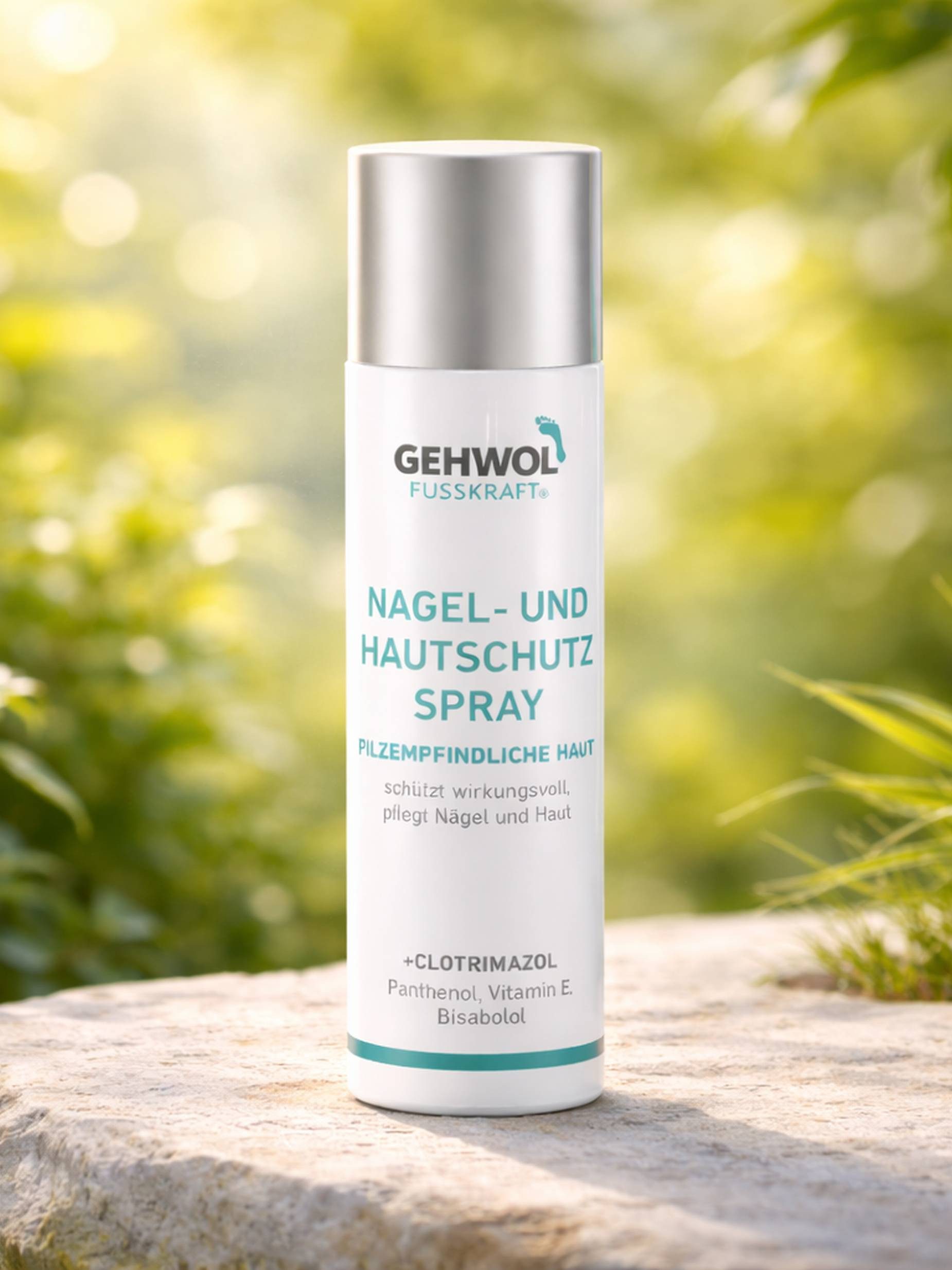 Eduard Gerlach GmbH Fußpflegespray GEHWOL Fusskraft Nagel- und Hautschutzspray (100 ml) - Pflege für Packung, pflegt Nägel und Haut, schützt vor Pilz, beruhigt sanft