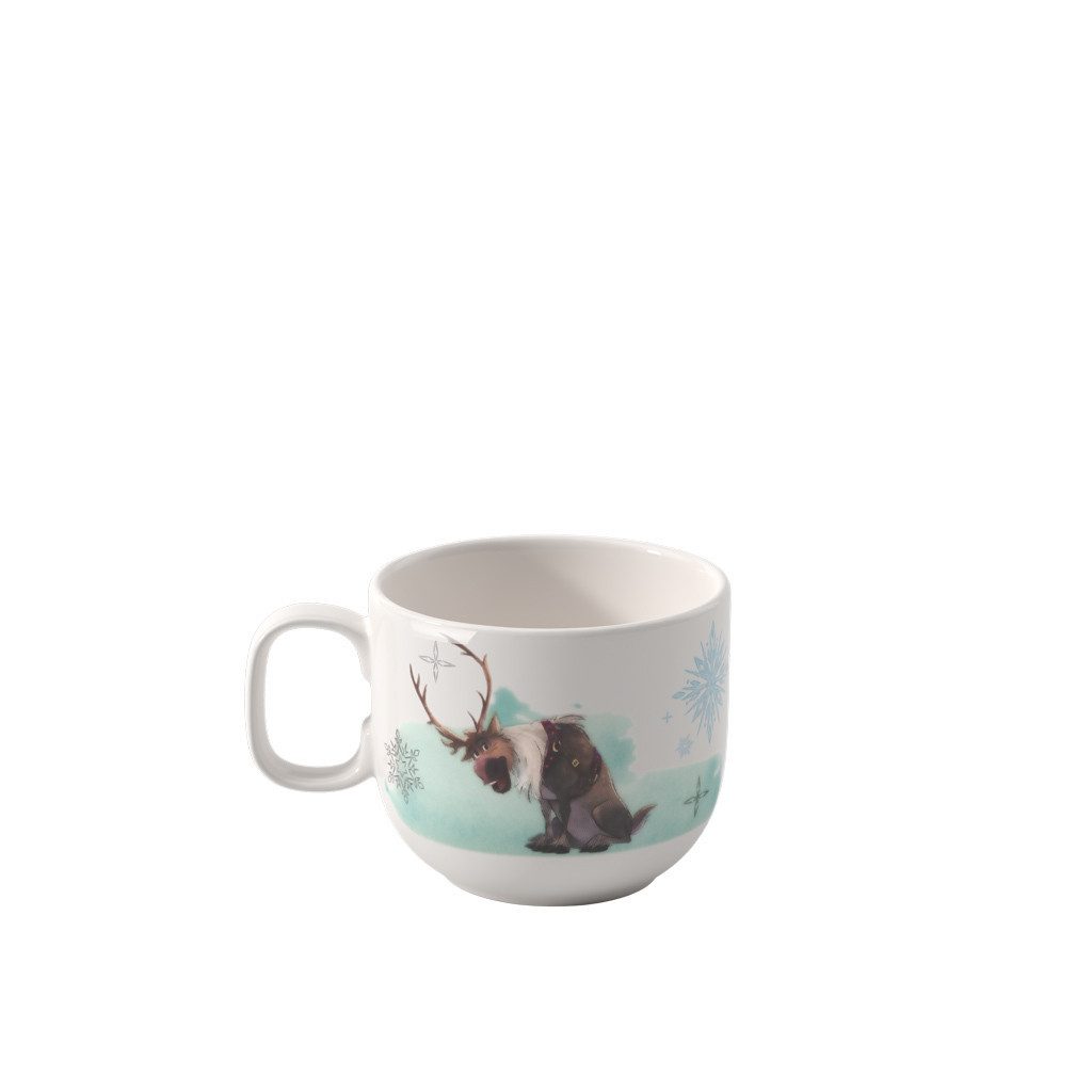 Villeroy & Boch Kinderbecher Disney Frozen Becher mit Henkel 170 ml 6er Set, 6-tlg., Porzellan