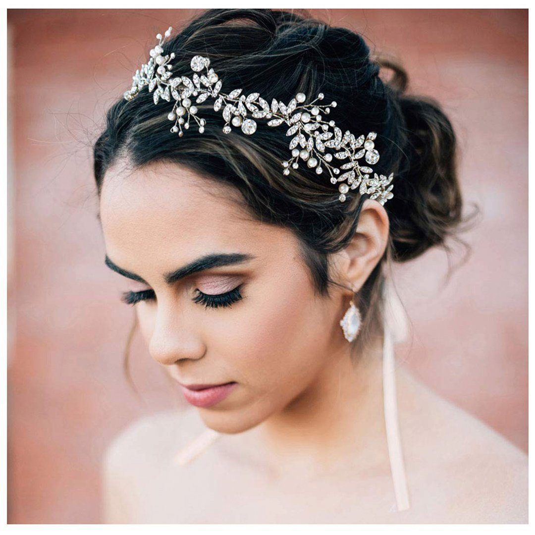 BEARSU Haarband »Hochzeit Stirnbänder Kristall Perle Haarband Bohemien  Haarreifen Kopfschmuck« online kaufen | OTTO