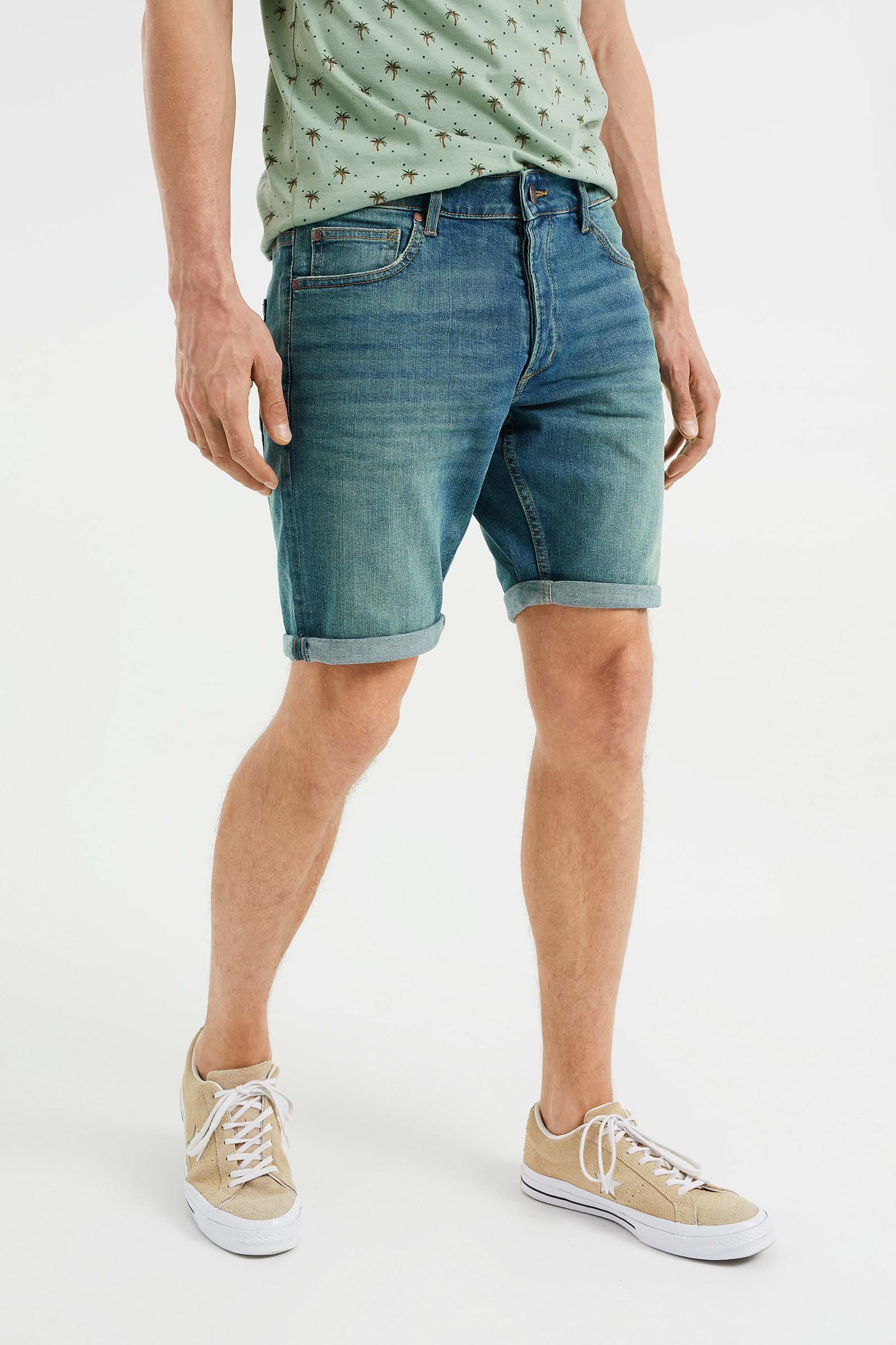 Shorts (1-tlg) Graublau Fashion WE