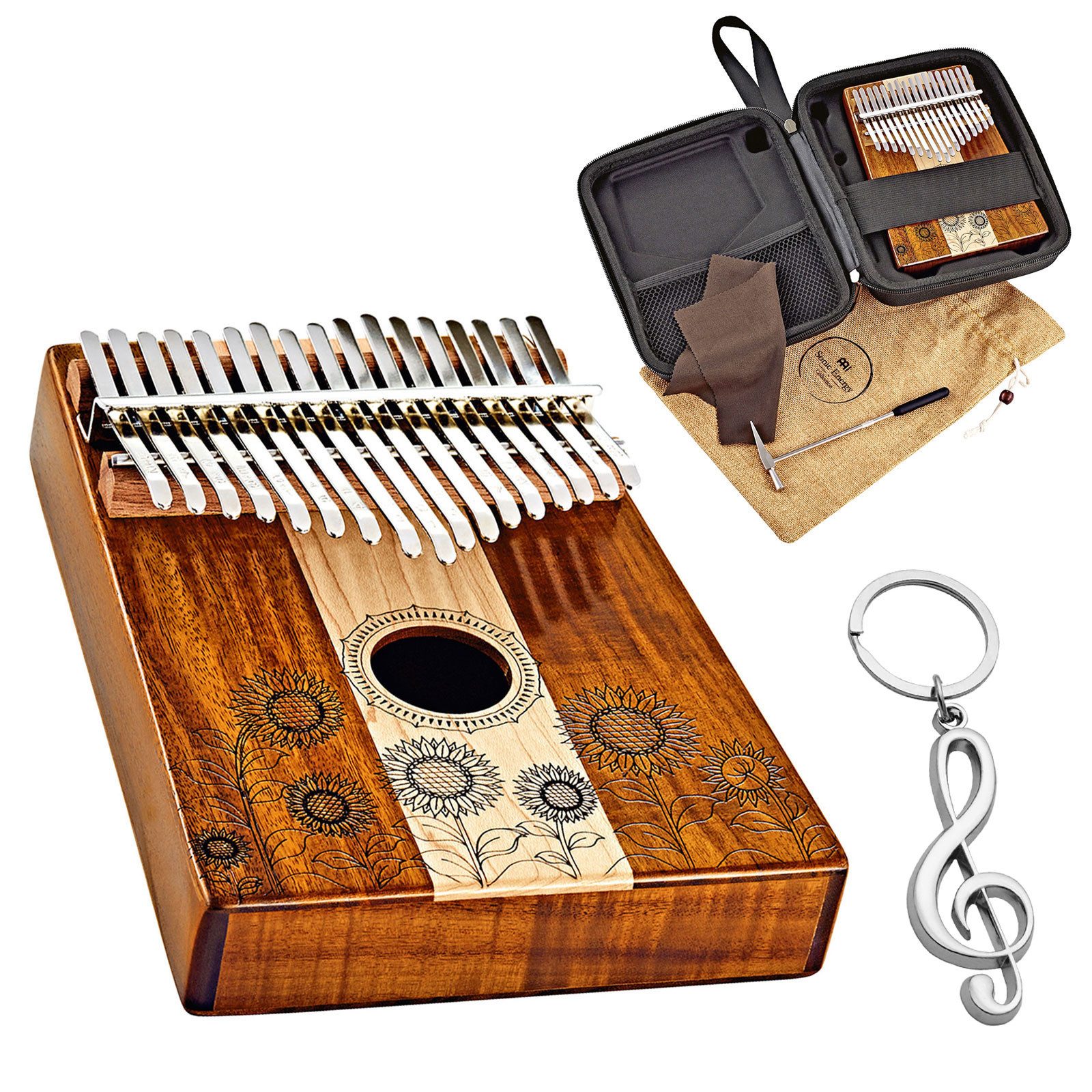 Kalimba Meinl Sonic Energy KL1706H Kalimba mit Anhänger