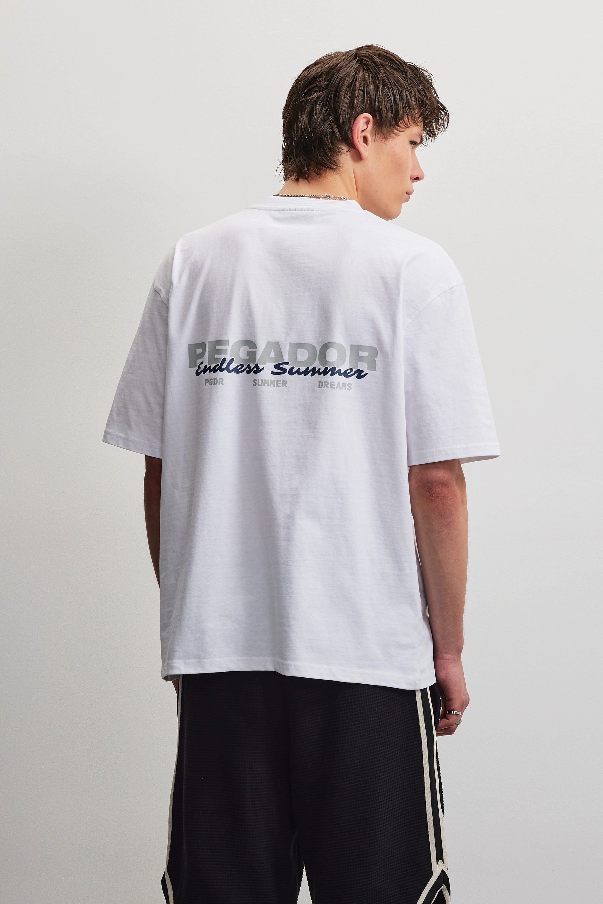 PEGADOR Rundhalsshirt TORRES OVERSIZED TEE
