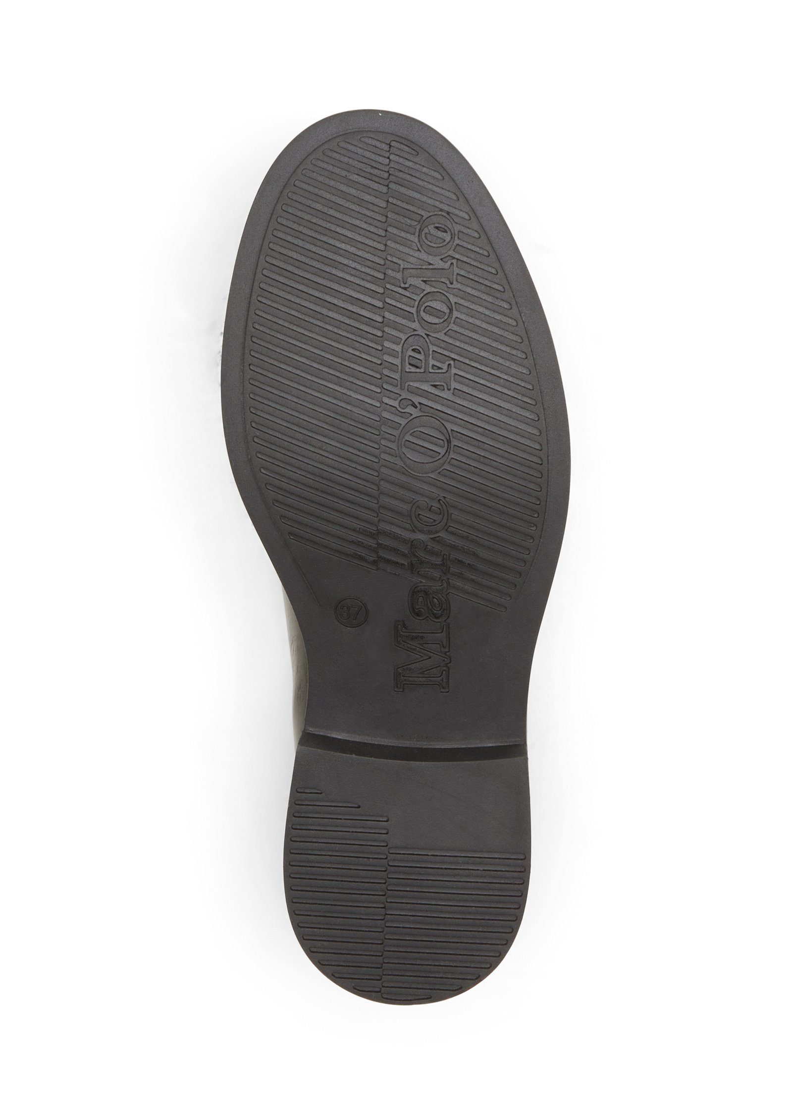 Marc O'Polo glänzendem Loafer aus Kalbleder black