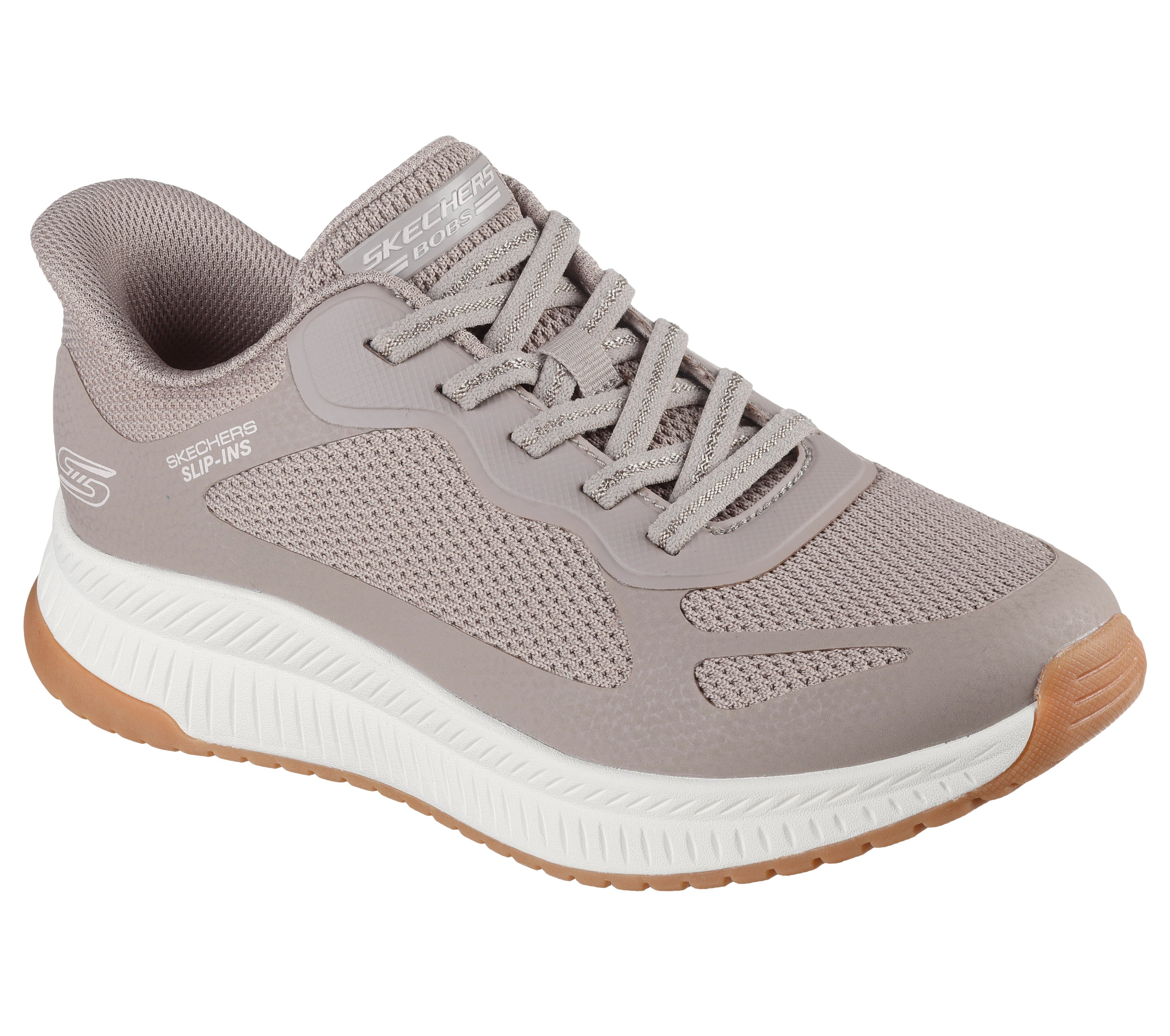 Skechers BOBS SQUAD 4 Slip-On Sneaker Slipper, Freizeitschuh, Halbschuh mit Memory Foam