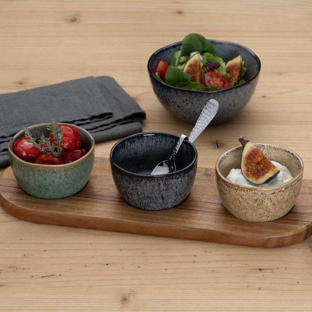 LEONARDO Schüssel LEONARDO Schale Matera Grün Keramik Rund (8,3cm)