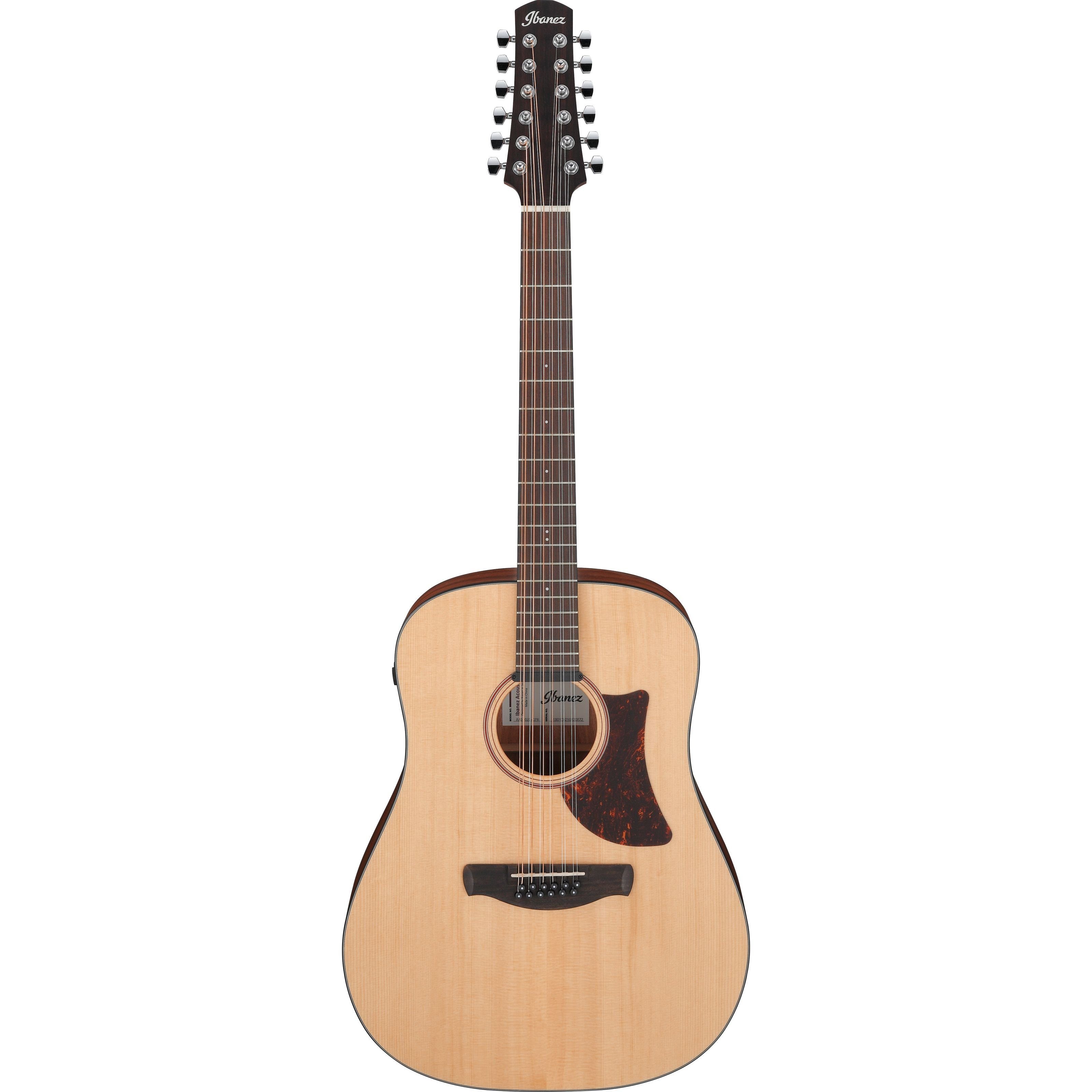 Ibanez Westerngitarre, Westerngitarren, 12-Saiter Gitarren, AAD1012E-OPN Advanced Acoustic Open Pore Natural - 12 Saiter