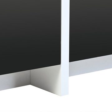 Merax Lowboard, Hochglanz TV-Board, Fernsehtisch scandi, TV-Schrank, Breite:190cm