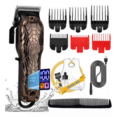 Jioson Haarschneider Professionelles Haarschneider-Set Kabelloser Haarschneidemaschine, Verstellbarer, konischer Hebel und 6-farbige Kammführungen
