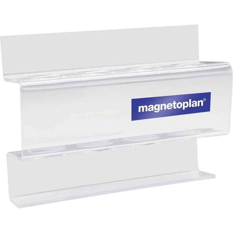 magnetoplan® Magnettafel Markerhalter aus Acryl, magnetisch haftend