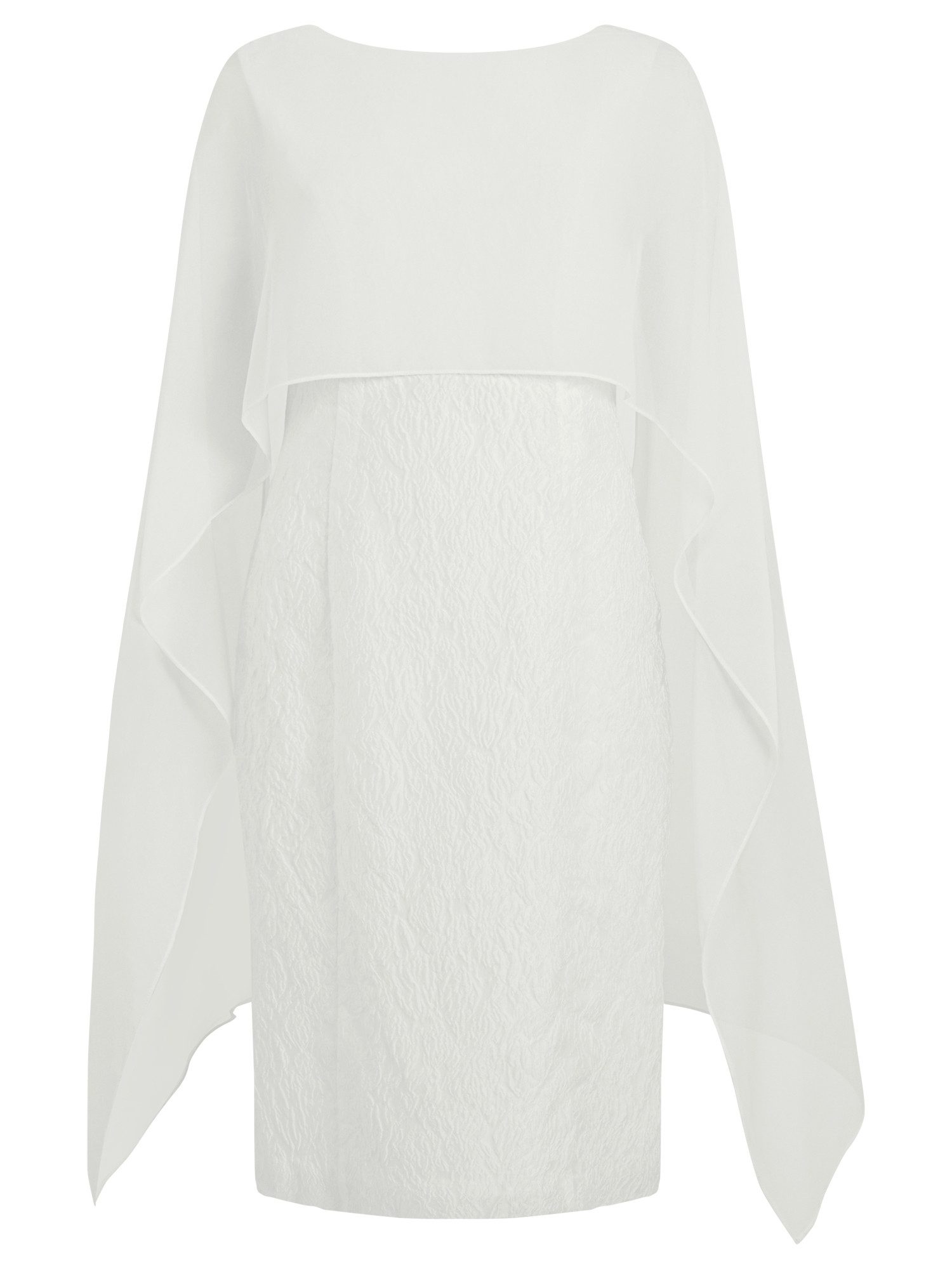 Apart Brautkleid mit Cape-Effekt