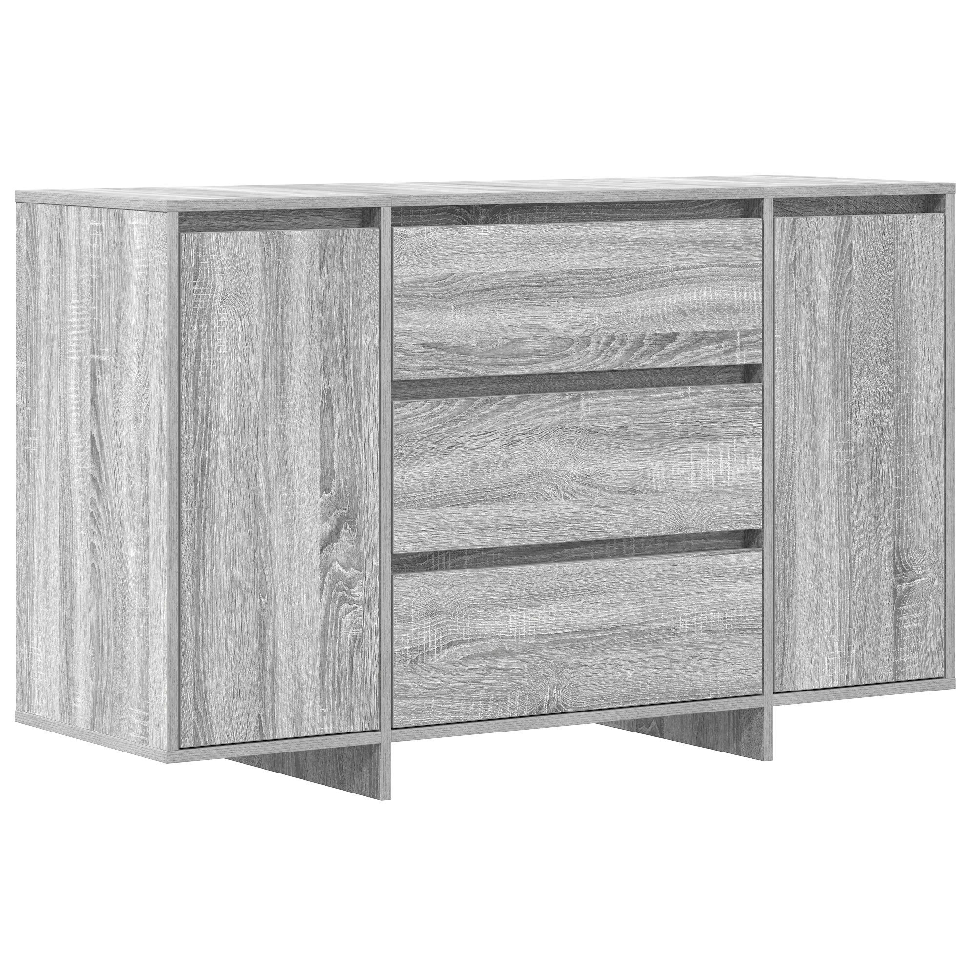 vidaXL Sideboard Sideboard Grau Sonoma 120x41x75 günstig online kaufen