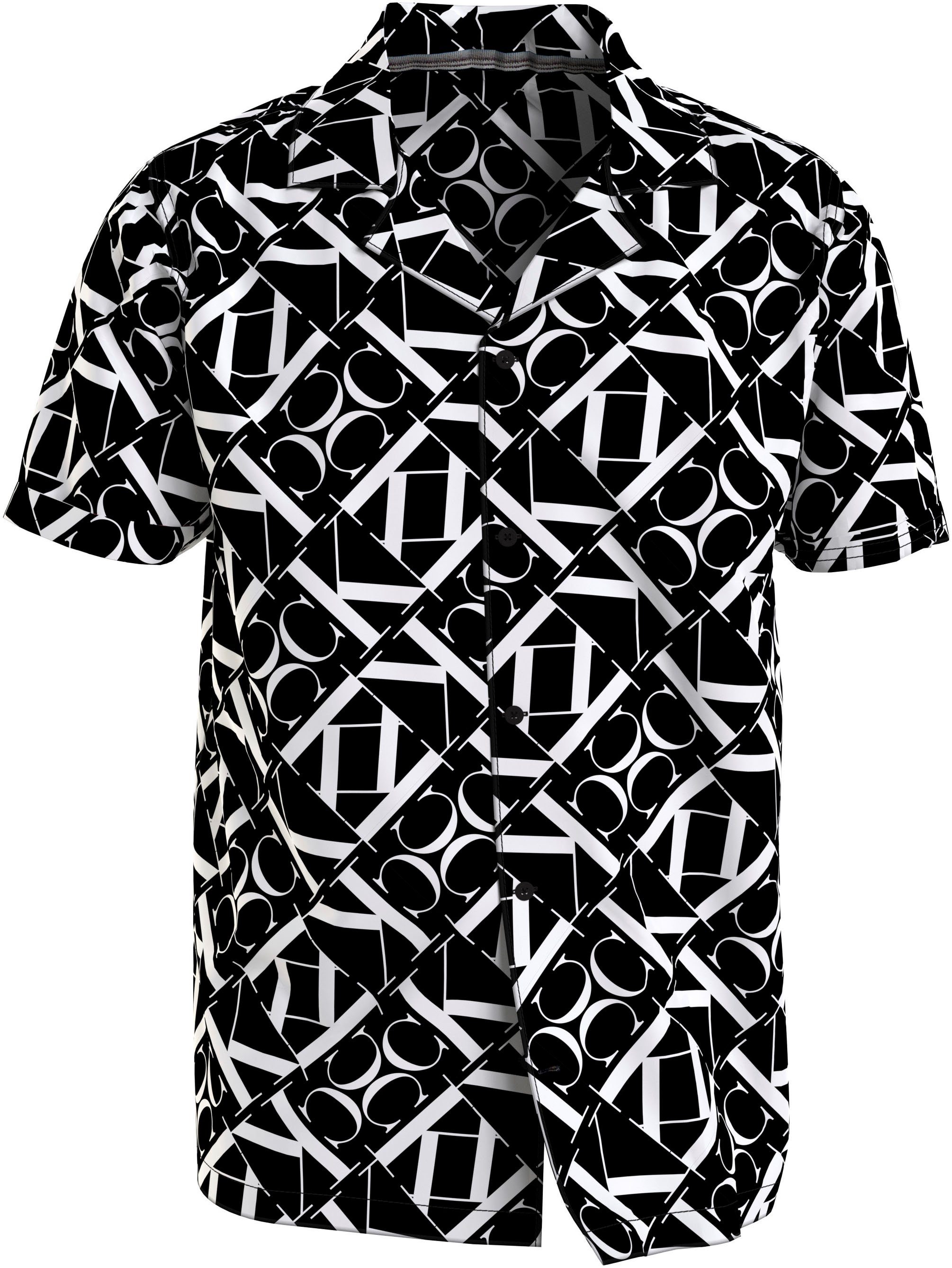 Calvin Klein Swimwear Kurzarmhemd RESORT SHIRT-PRINT mit Allover-Muster | T-Shirts