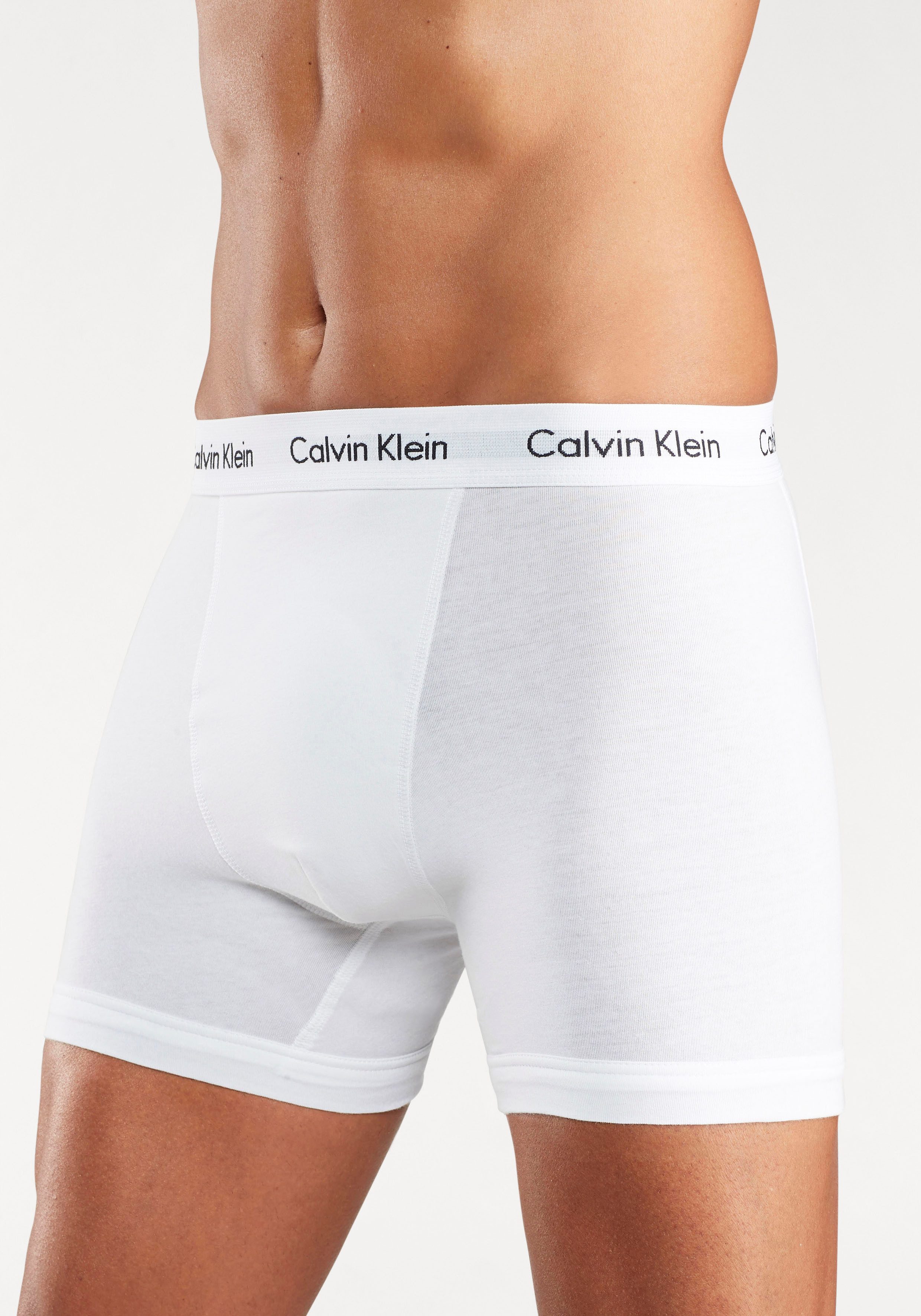 Calvin Klein Underwear Boxer CK Boxer 3x (3-St) mit Logoschriftzug am Bund – Bild 4 von 5