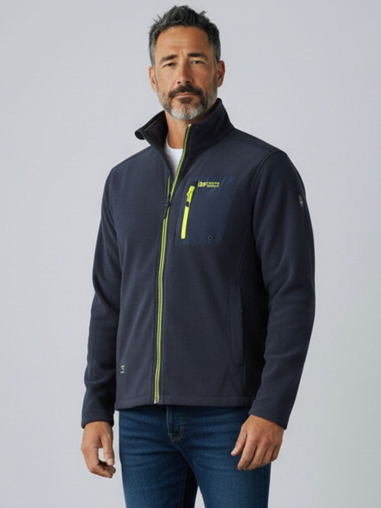 Dry Fashion Fleecejacke 503000 Herren Jacke Esens mit Stehkragen in sportiver Passform