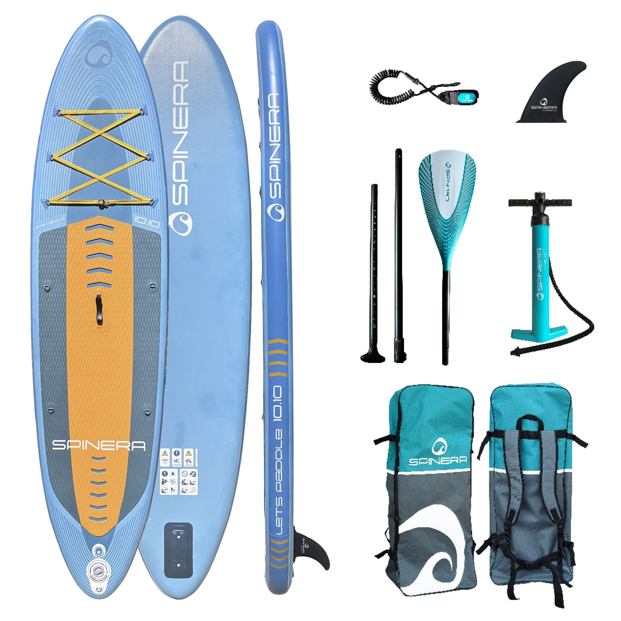 SUP-Board SPINERA LETS PADDLE 10.10 iSUP aufblasbar Surfboard Stand Up Paddle