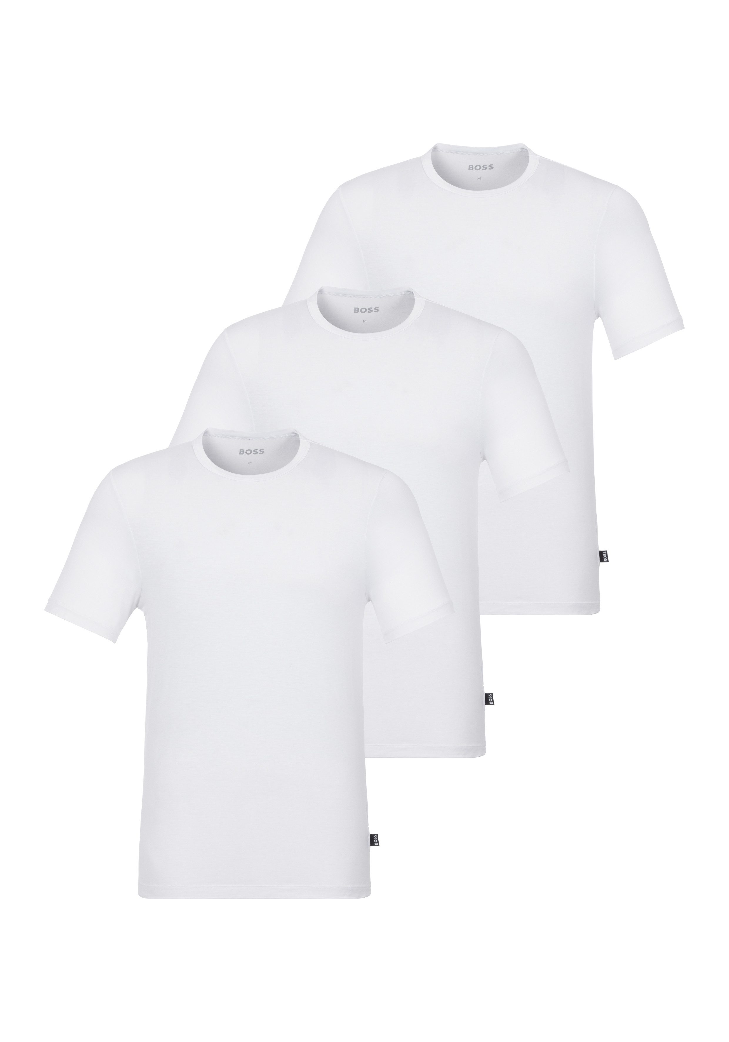 BOSS T-Shirt TShirt RN 3P Natura günstig online kaufen