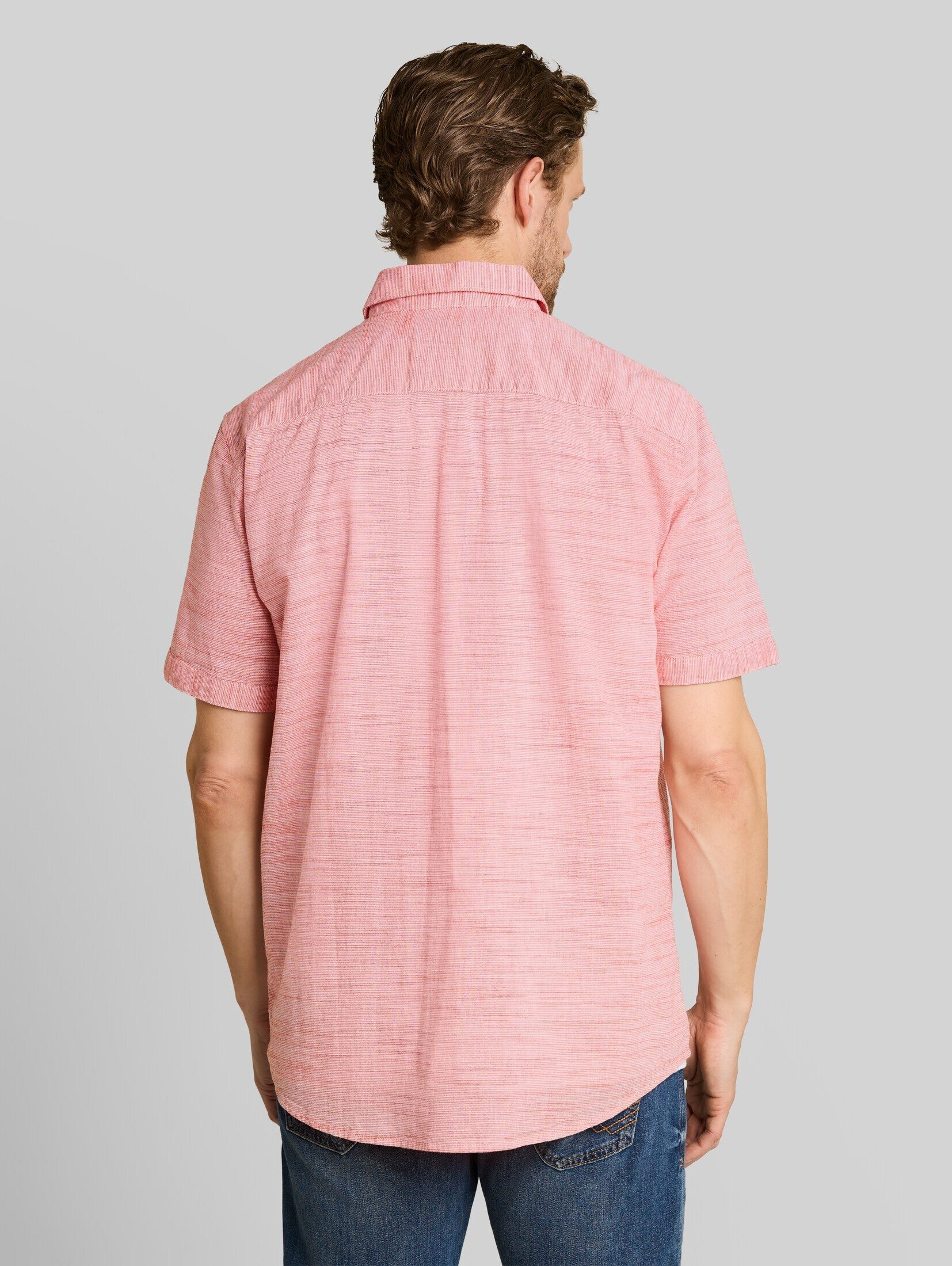 TOM TAILOR Kurzarmhemd Blusen & Shirts Regular Fit Kurzarmhemd aus Baumwolle