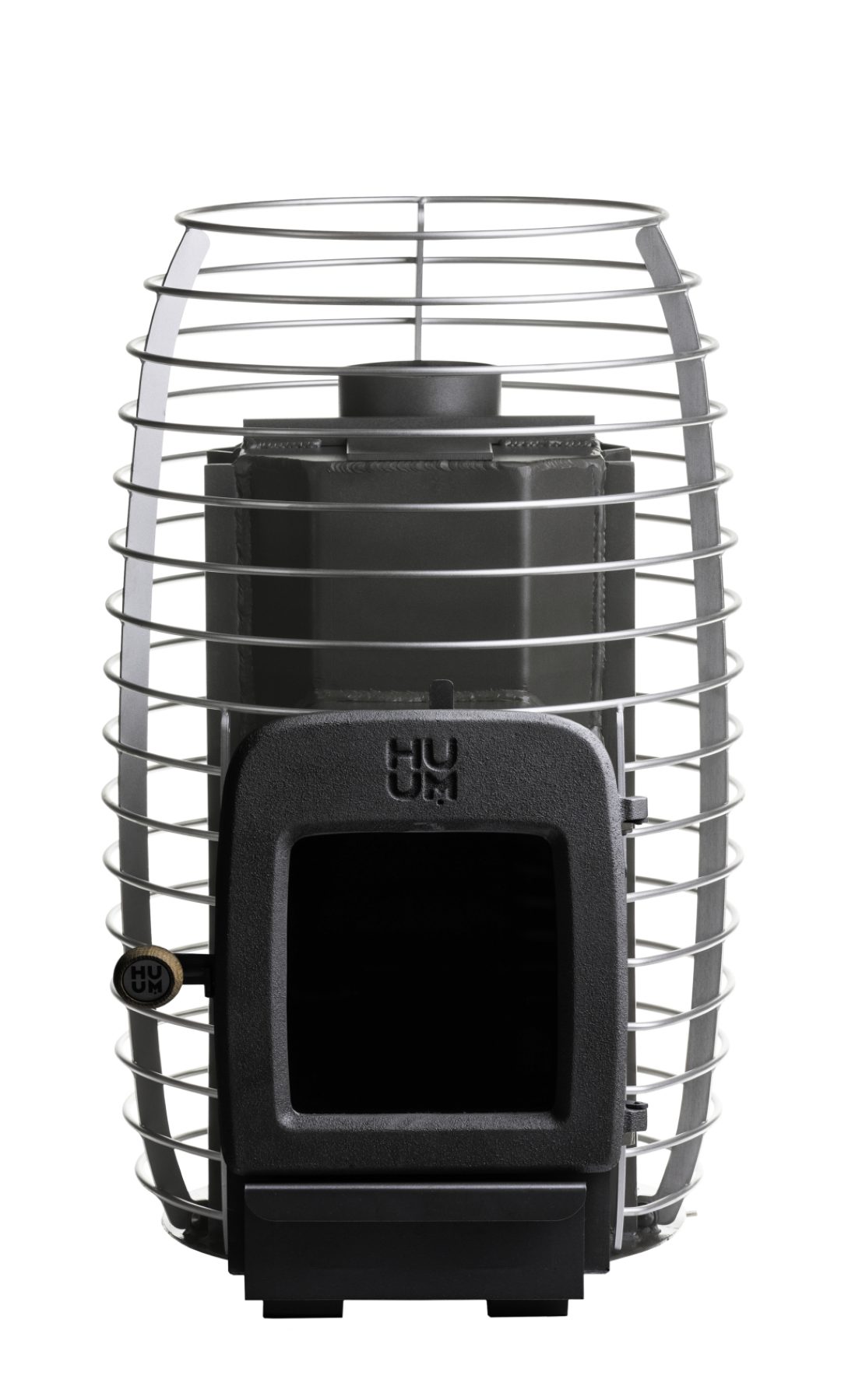 HUUM Saunaofen HUUM HIVE Heat Holzofen 12 kW, 12 kW, Manuelle Steuerung, Holzbefeuerung; Gleichmäßige Wärmeverteilung; Aufgussbetrieb